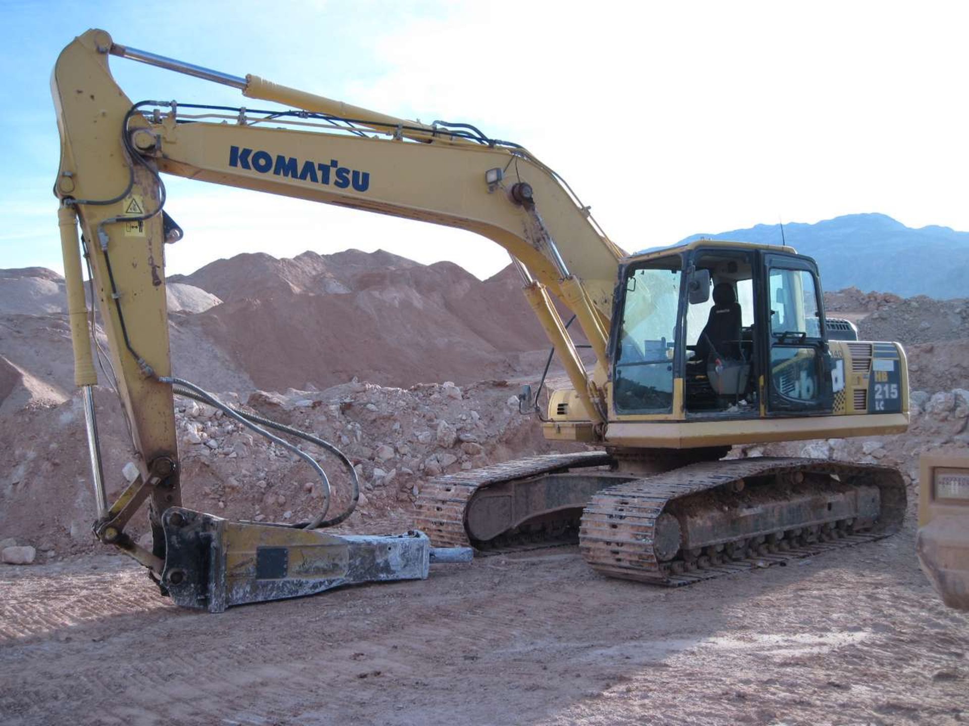 2012 Komatsu HB215LC-1 Hybrid Excavator Breaker attachment not included, will have a bucket