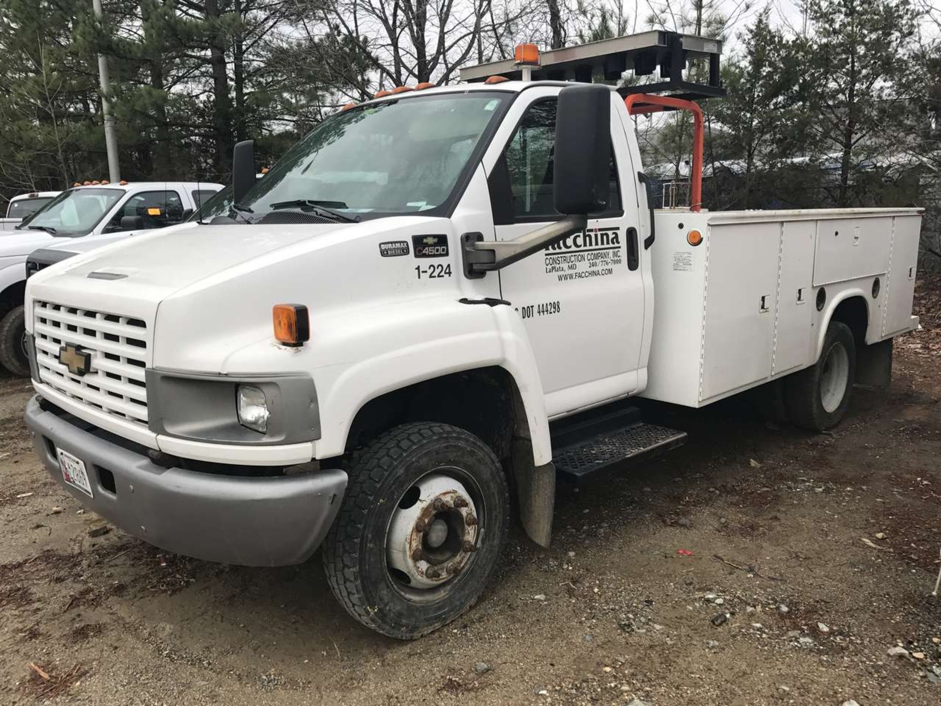 2005 Chevrolet C4500 C Series Utility Truck 4X2, 6.6L, V8, Diesel, Knapheide 11' Body, Built in Side