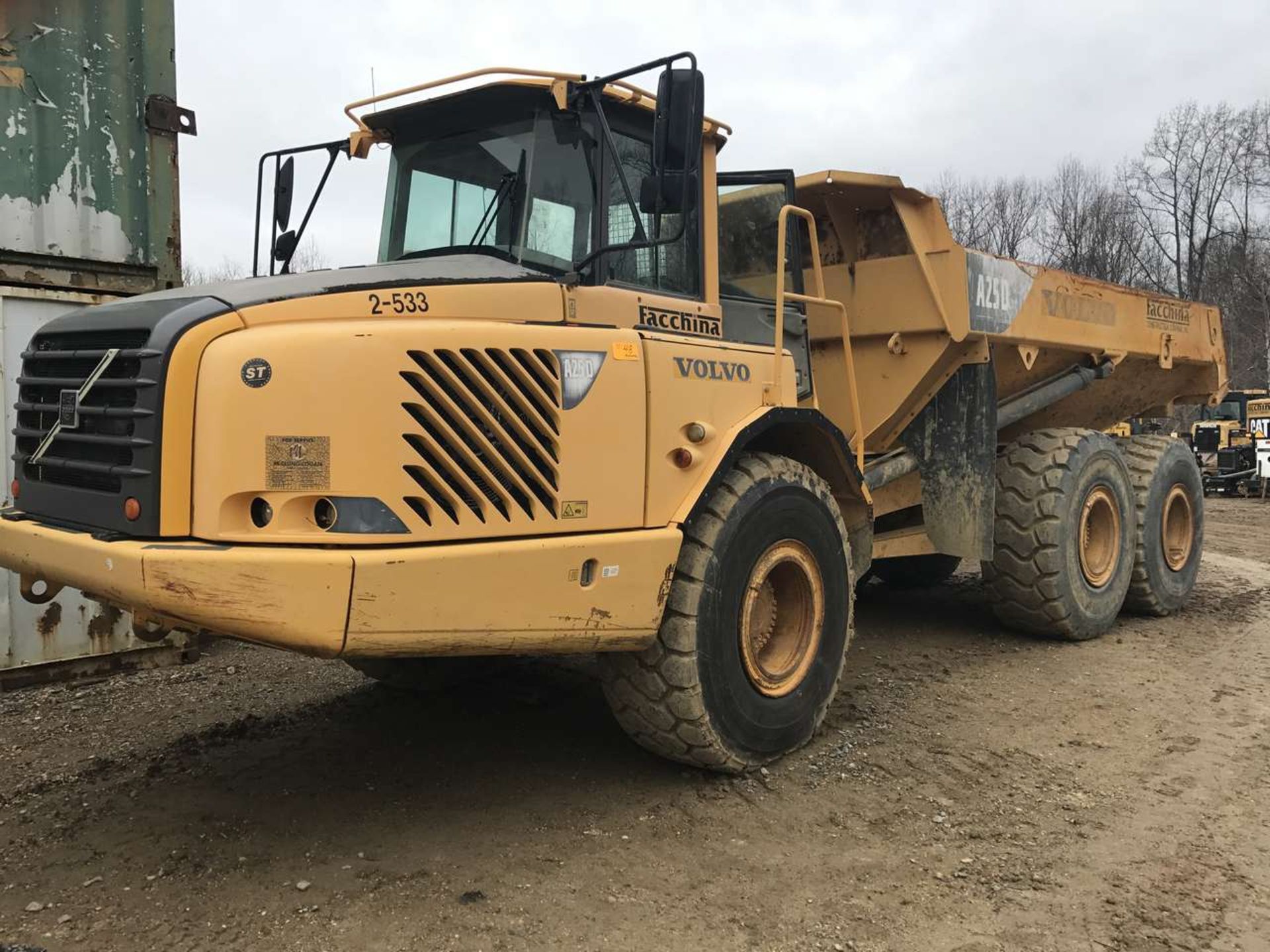 2006 Volvo A25D Articulated Dump Truck 6X6, Retarder, Volvo Diesel Engine, A/C, 23.5R25, 9,295 Hours