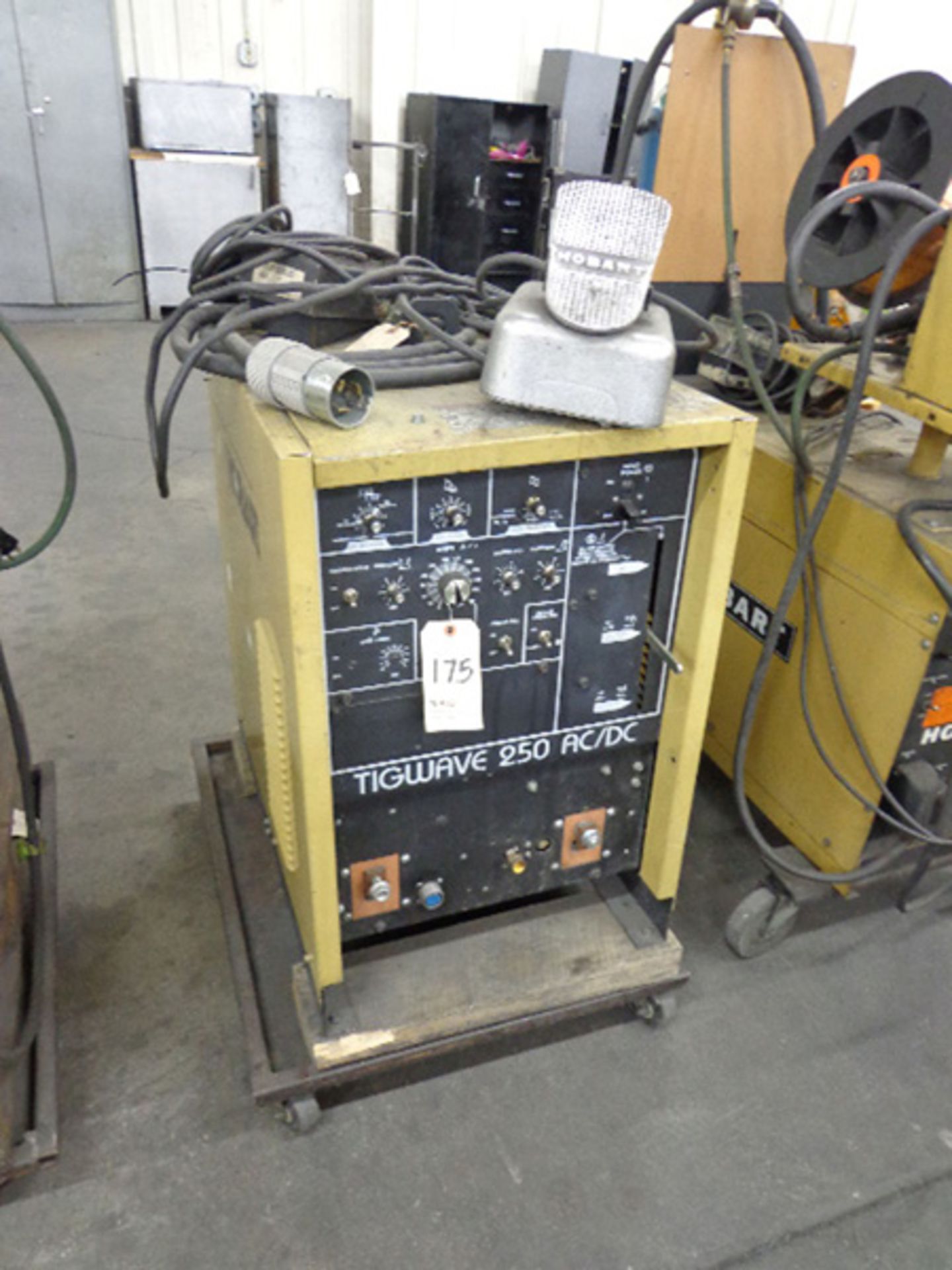 Hobart - Tig Welder, 250 Amps, Model Wave 250, S/N 394WS42613, Foot Pedal, Cart & Casters - - Image 7 of 7