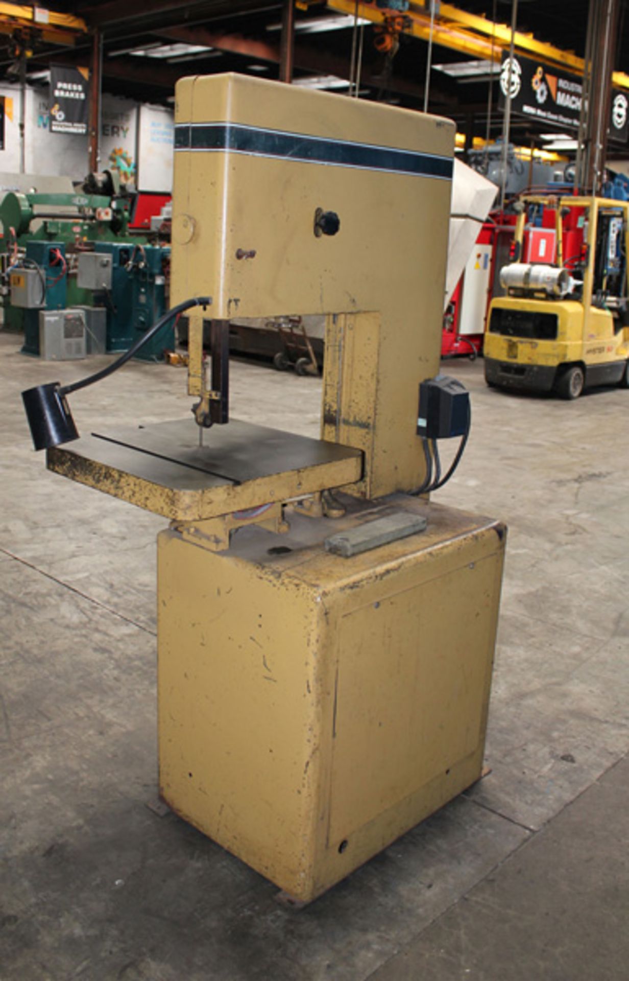 Powermatic - Vertical Bandsaw, 20'', Model 87, S/N 9887030, Blade Welder & Grinder, Blade Cut Off - Image 4 of 7