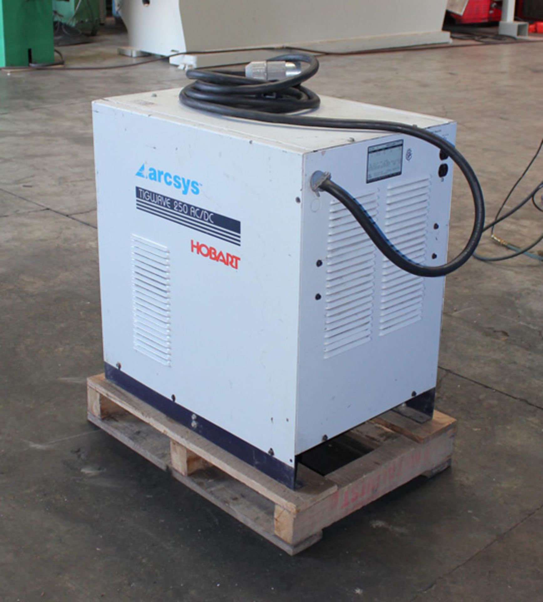 Hobart - Tig Welder, 250 Amps, Model Wave 250, S/N 396WS17704, Cart & Casters - Located At: - Image 3 of 8