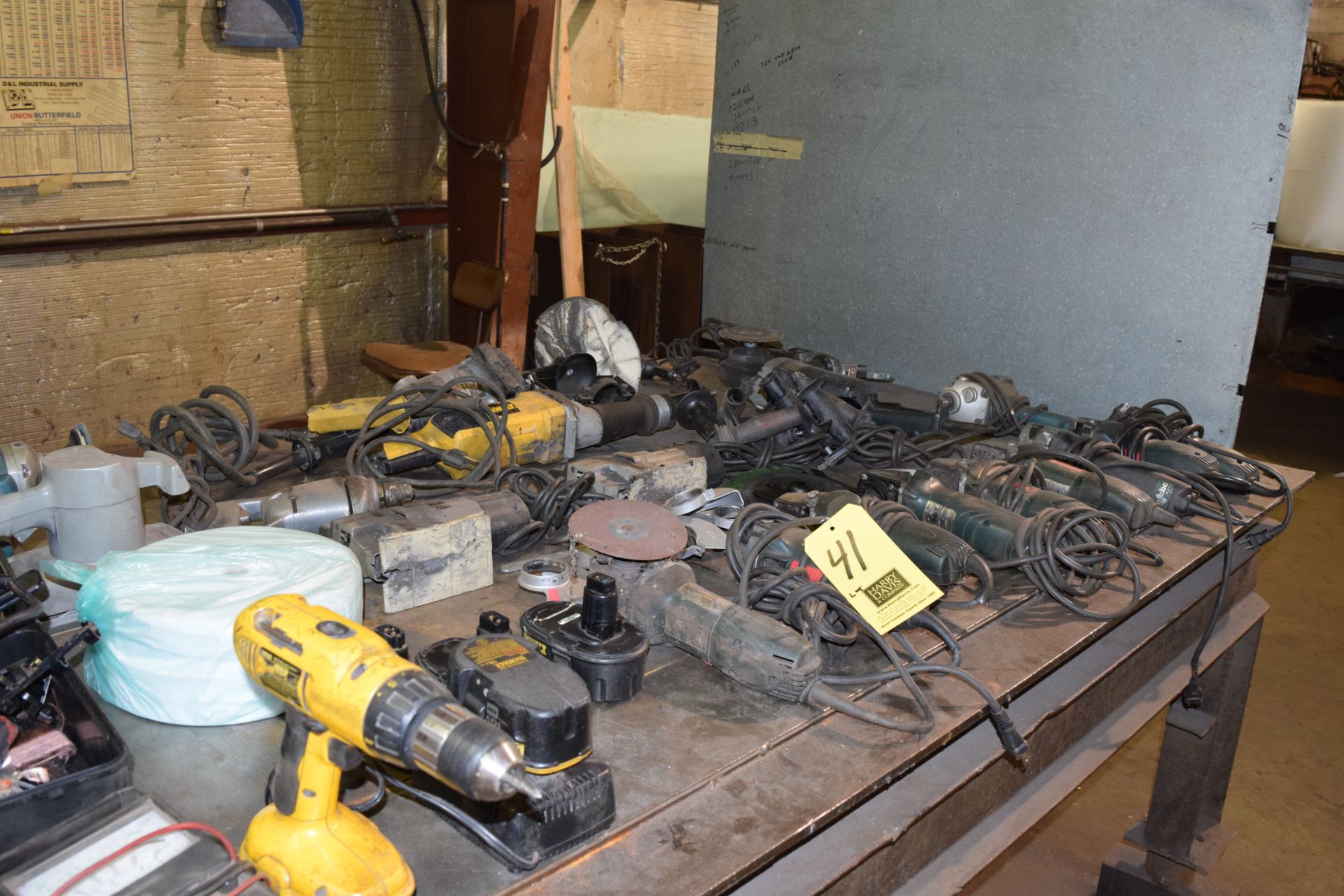 20+ Hand Tools Including: Metabo, Porter Cable, DeWalt and Wagner Grinders, Sander, Saws, Drills,