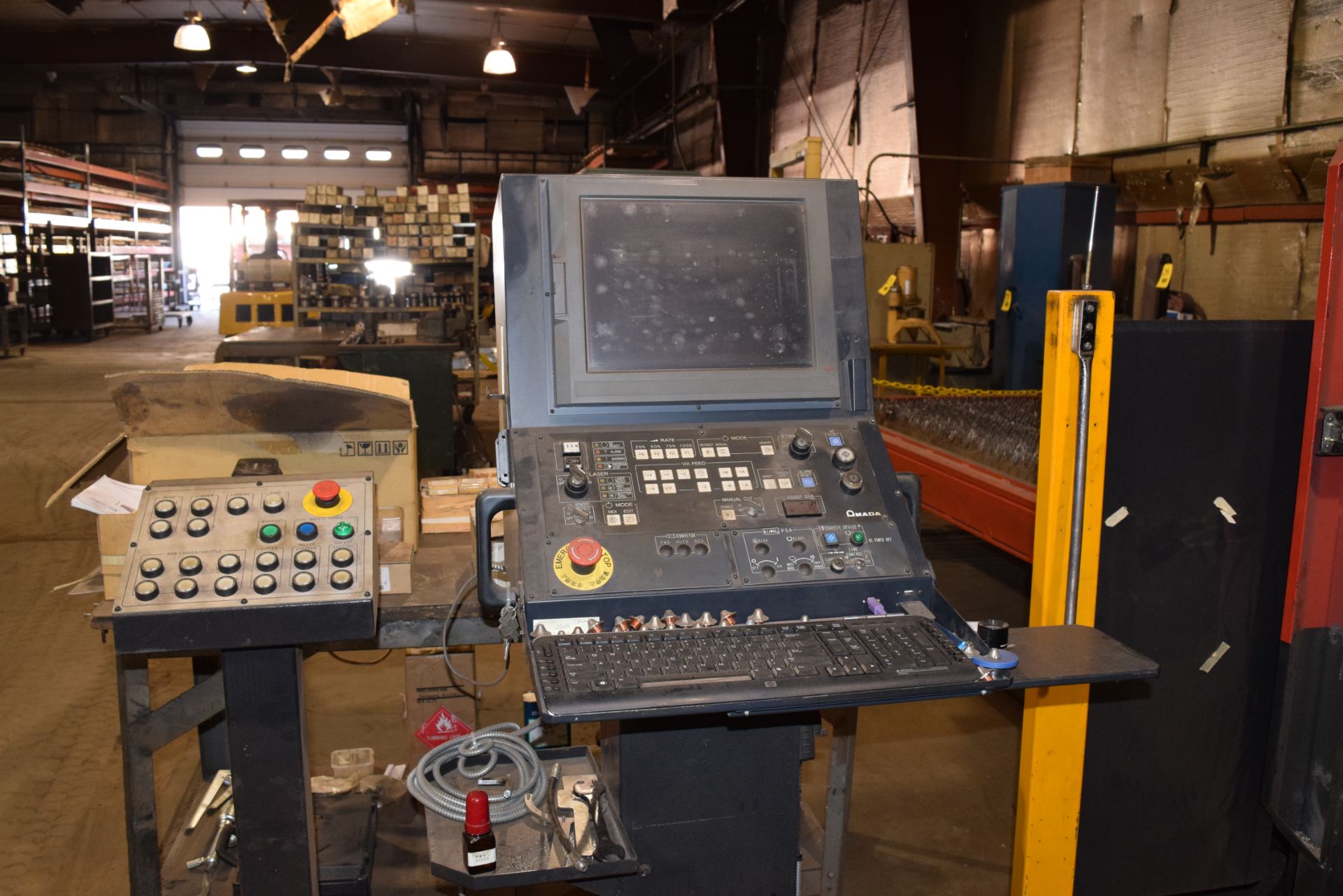 2009 Amada 4,000 Watt Laser Cutter, Model: FO-3015NT, SN: 37511796, with Fanuc Laser Resonator, - Image 3 of 6