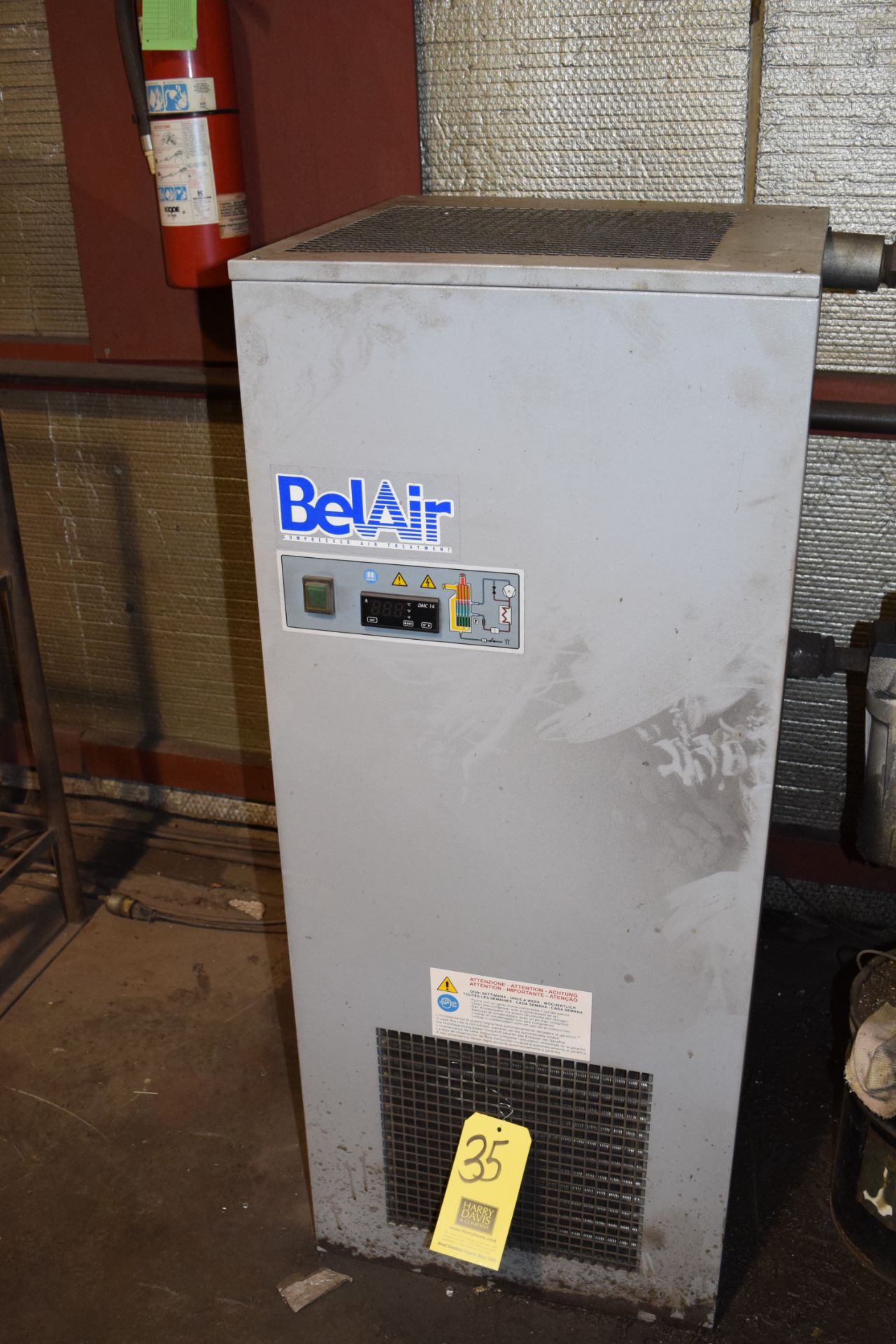 2010 Belair Refrigerated Air Dryer, Model: AHT 100, SN: 0595F-100-03-11-2010