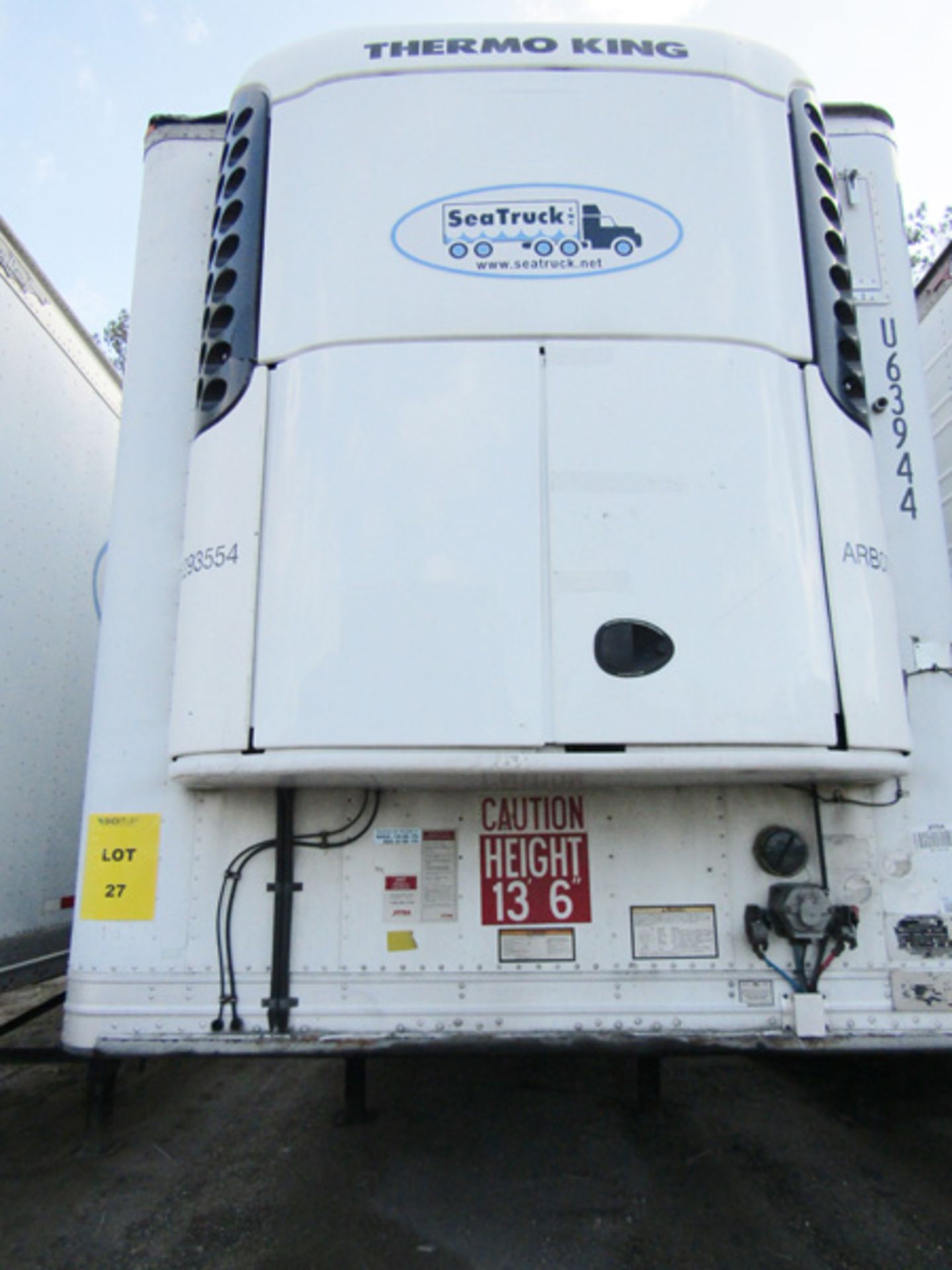 2008 Great Dane 53' Refrigerated Trailer Vin# 1GRAA06258S700628 Thermo King SB-210 Hours 13128 EQ# - Image 2 of 4