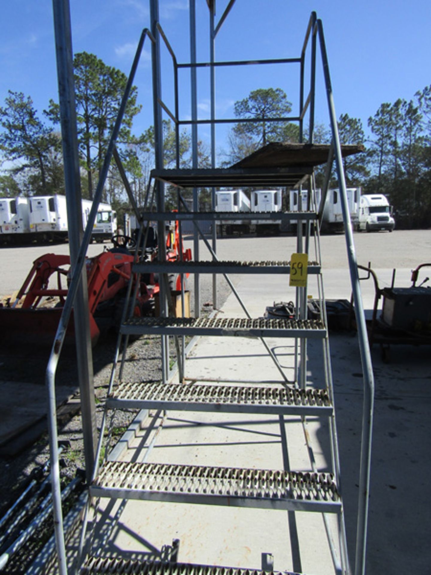 Cotterman 7 step rolling stairs - Located In 7641 Woodley Road, Jacksonville, FL 32219