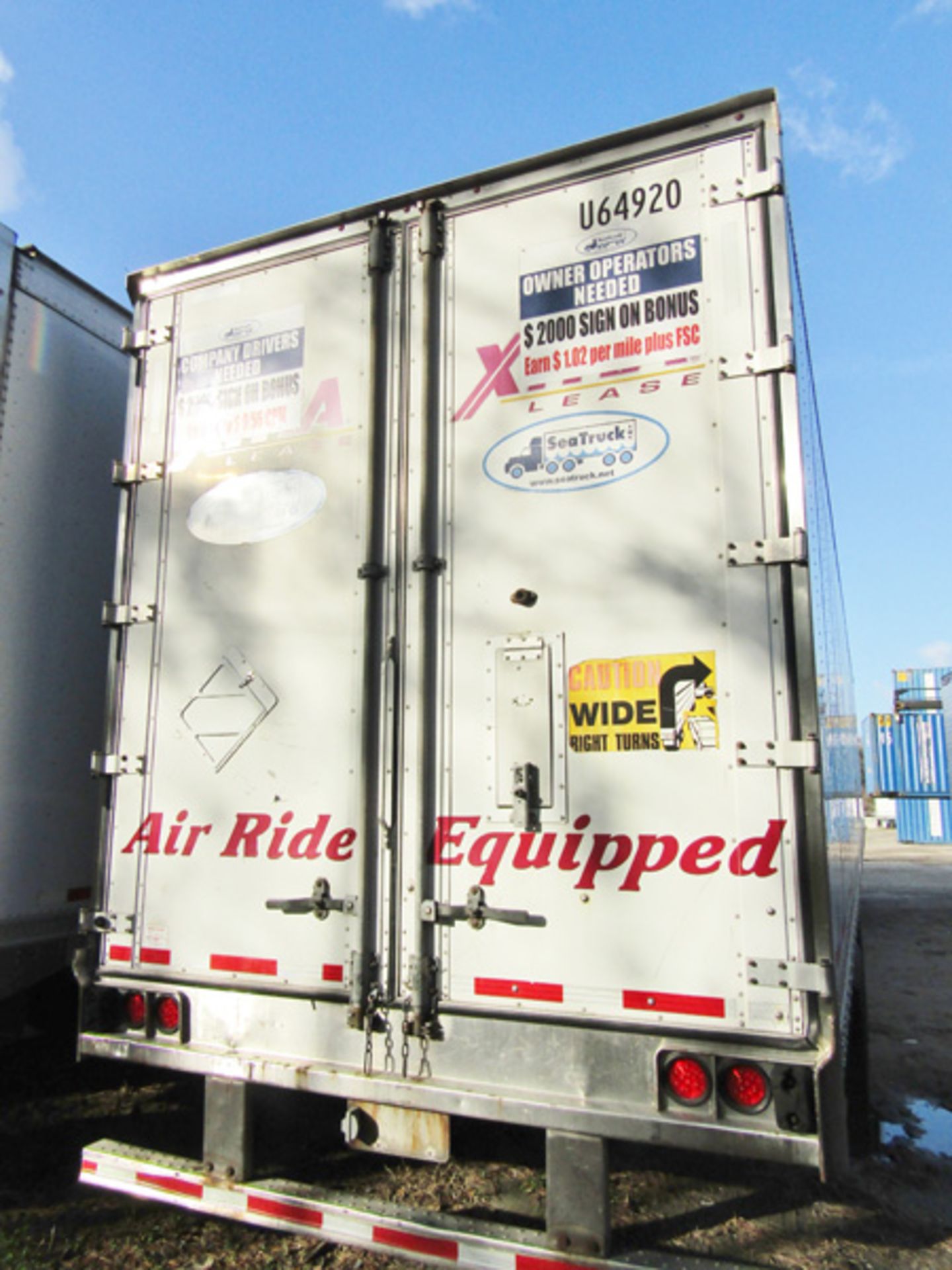 2008 WABASH 53' Refrigerated Trailer w/chute Vin# 1JJV532W58L-179440 Thermo King SB-210 Hours - Image 4 of 4