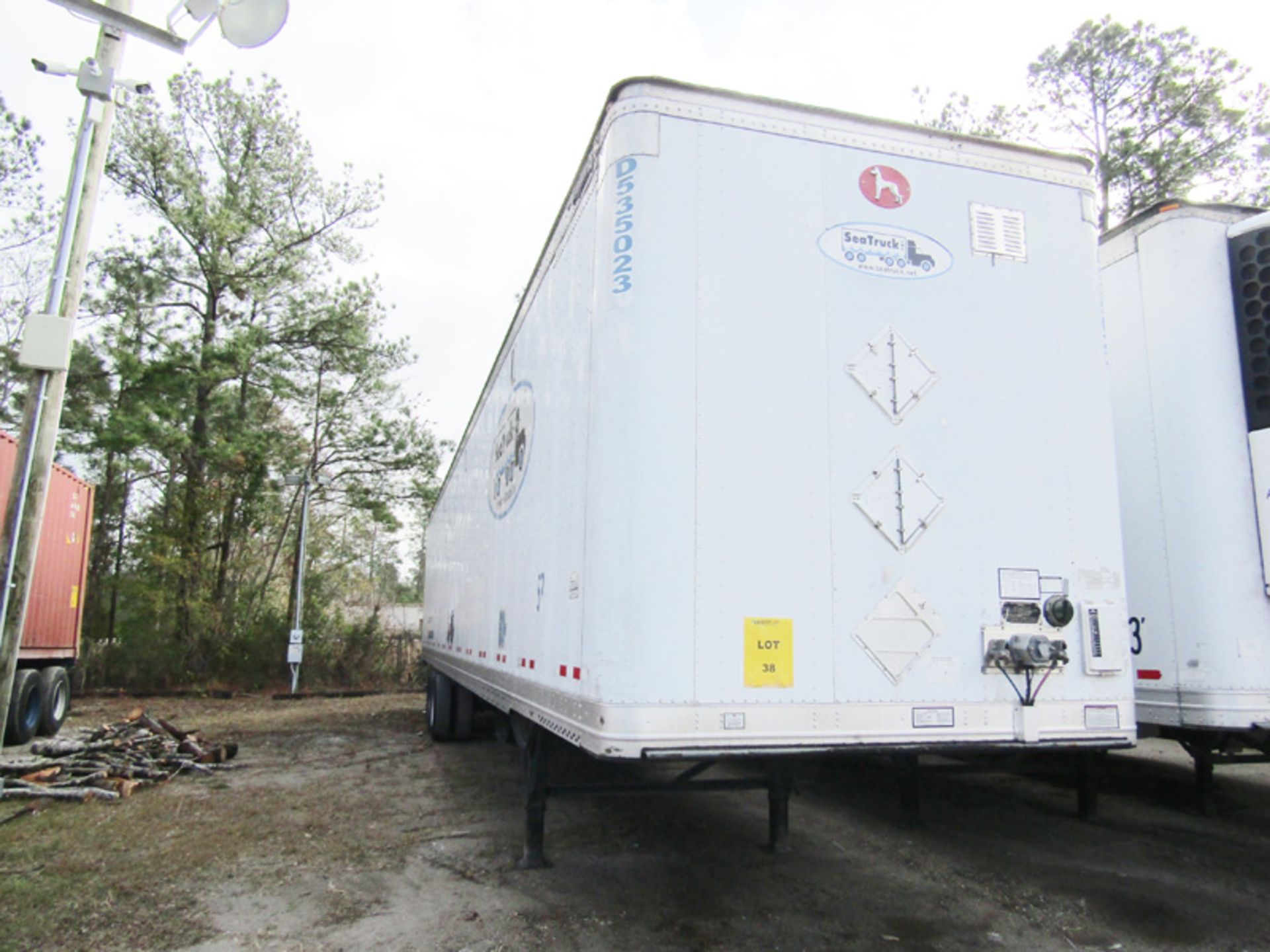 2007 Great Dane 53' Dry Van Trailer Vin# 1GRAA06297G341849 EQ# D535023 - Located In 7641 Woodley