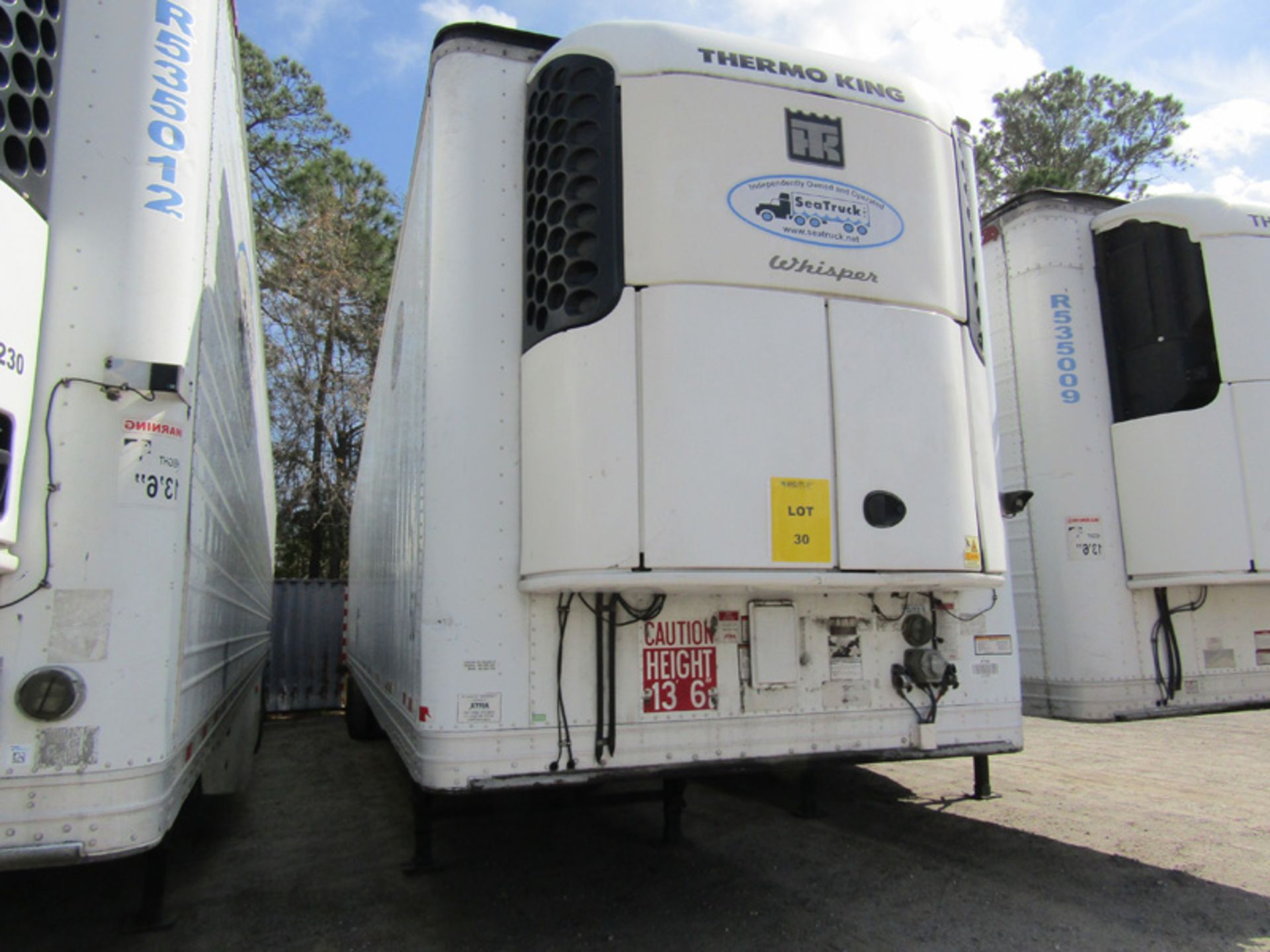 2007 Great Dane 53' Refrigerated Trailer Vin# 1GRAA06257B-706055 Thermo King SB-210 Hours 10525