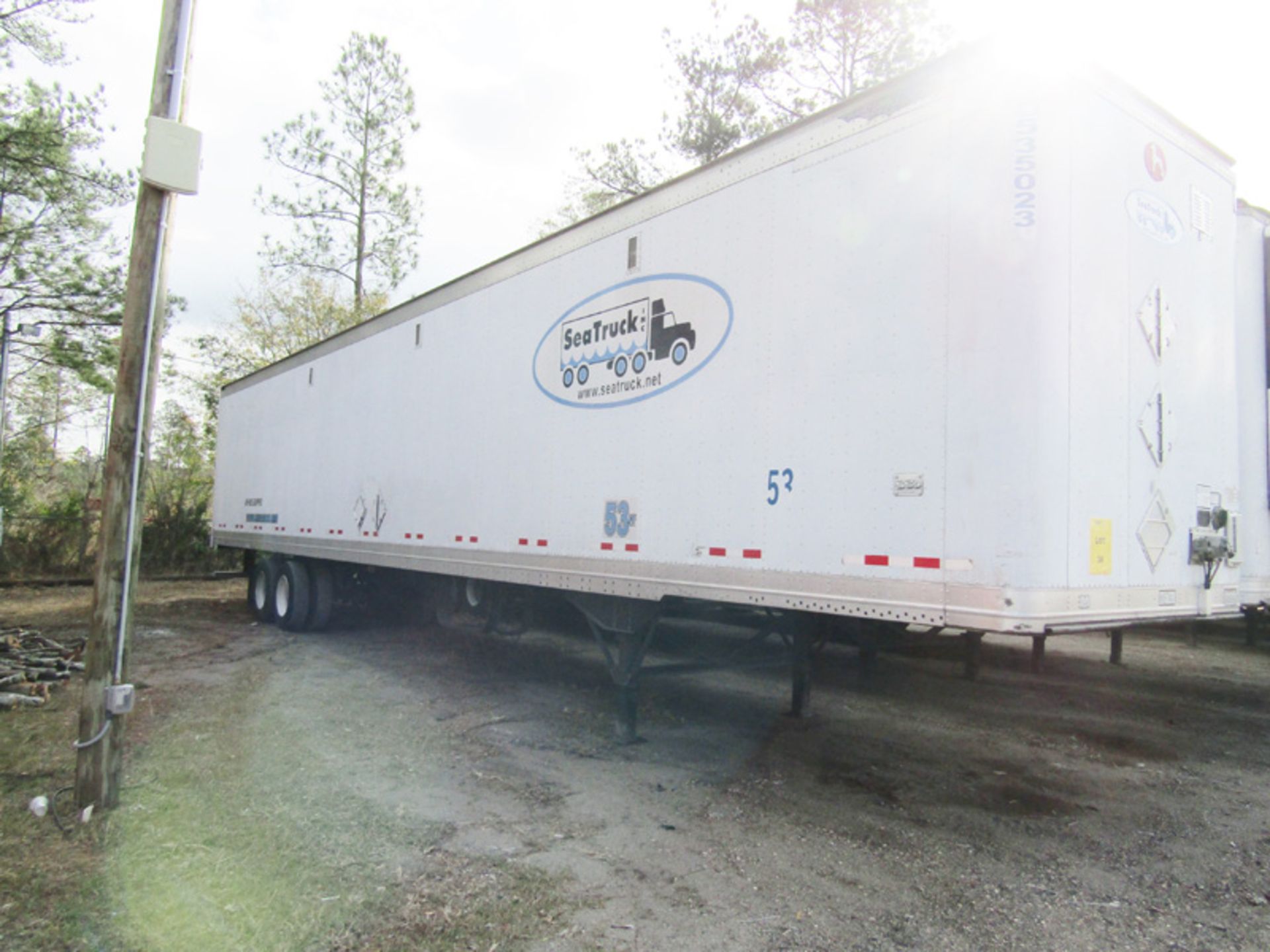 2007 Great Dane 53' Dry Van Trailer Vin# 1GRAA06297G341849 EQ# D535023 - Located In 7641 Woodley - Image 3 of 4