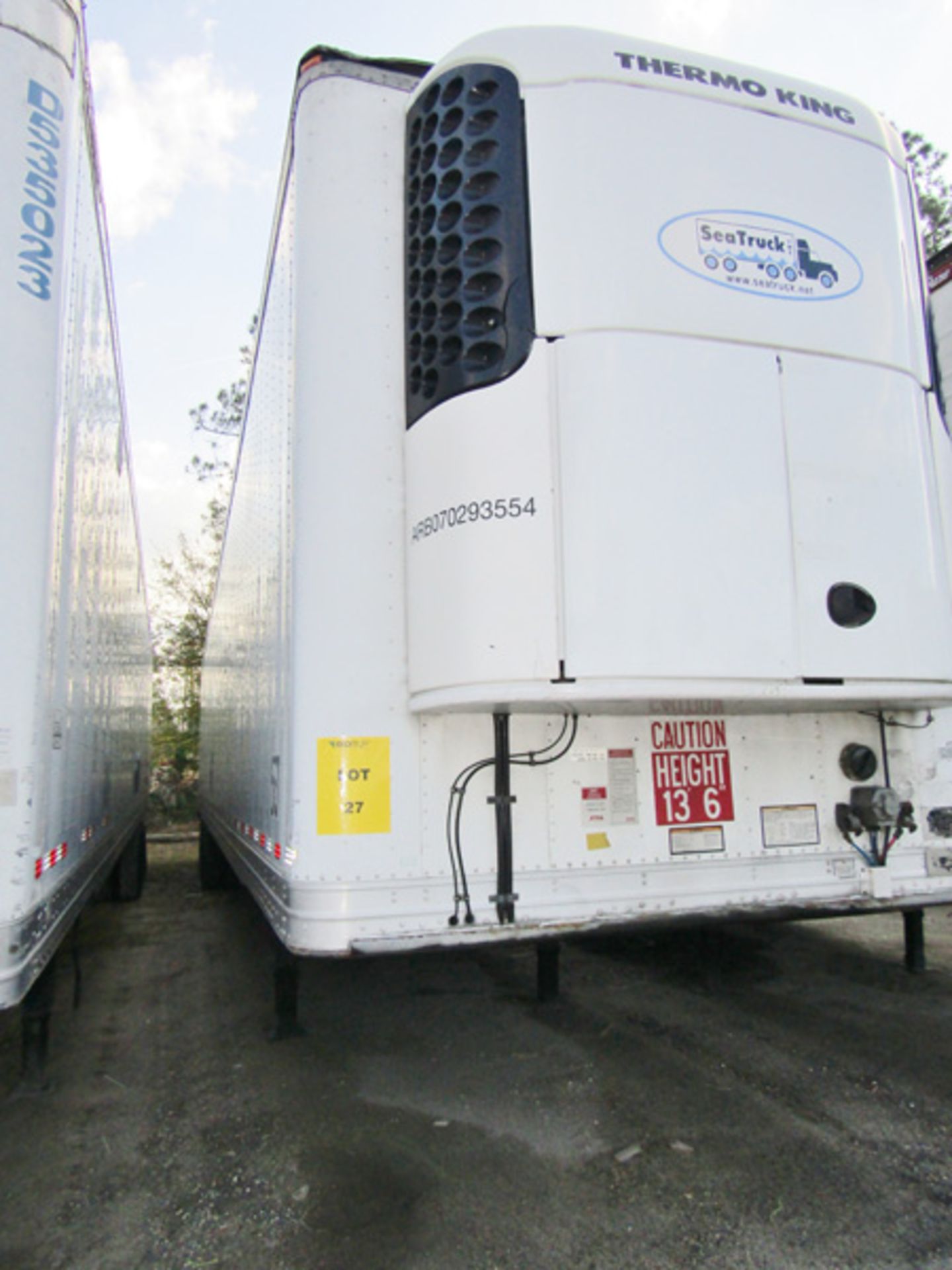 2008 Great Dane 53' Refrigerated Trailer Vin# 1GRAA06258S700628 Thermo King SB-210 Hours 13128 EQ#