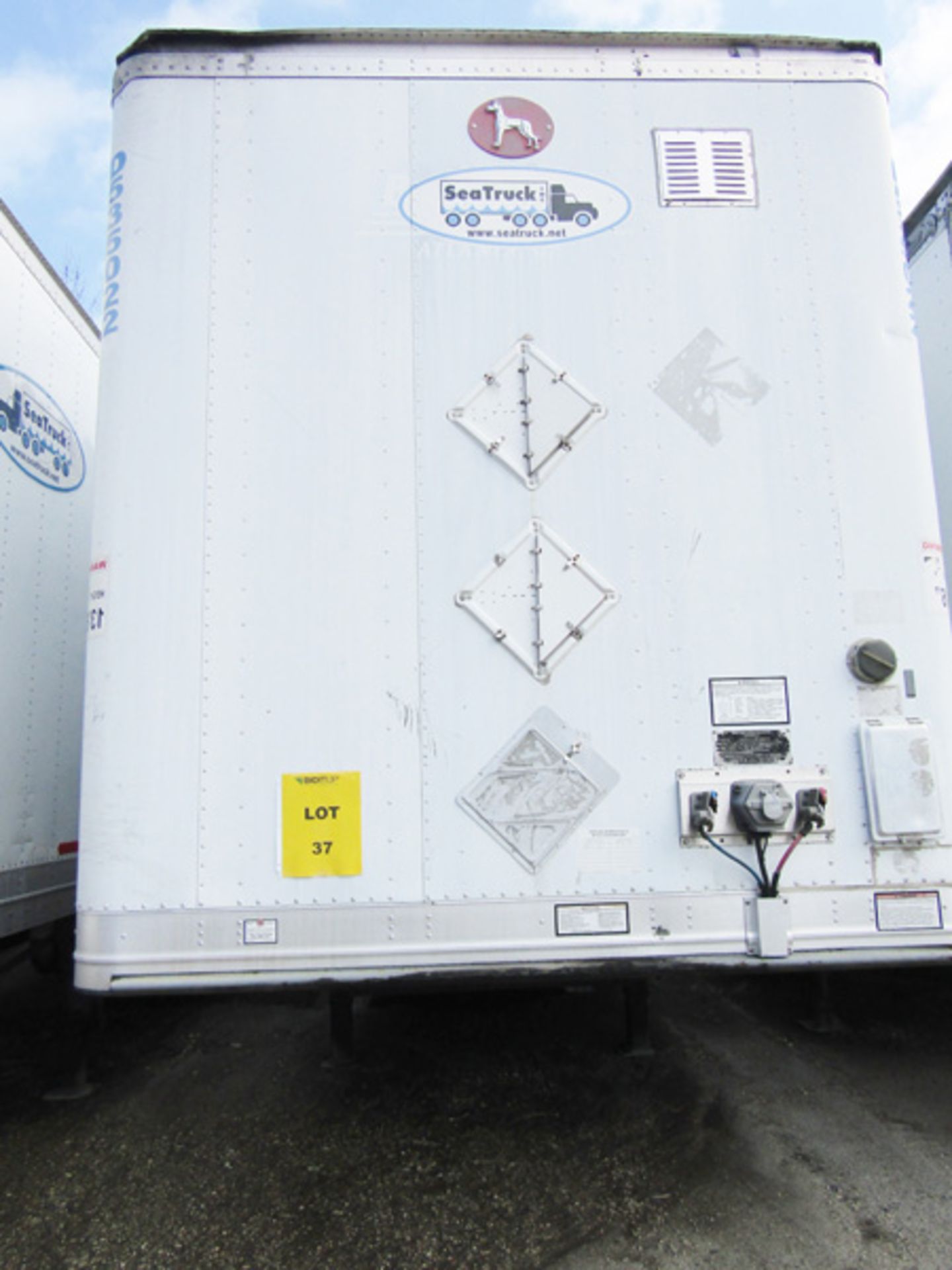 2007 Great Dane 53' Dry Van Trailer Vin# 1GRAA06277G341848 EQ# D535022 - Located In 7641 Woodley - Image 2 of 3