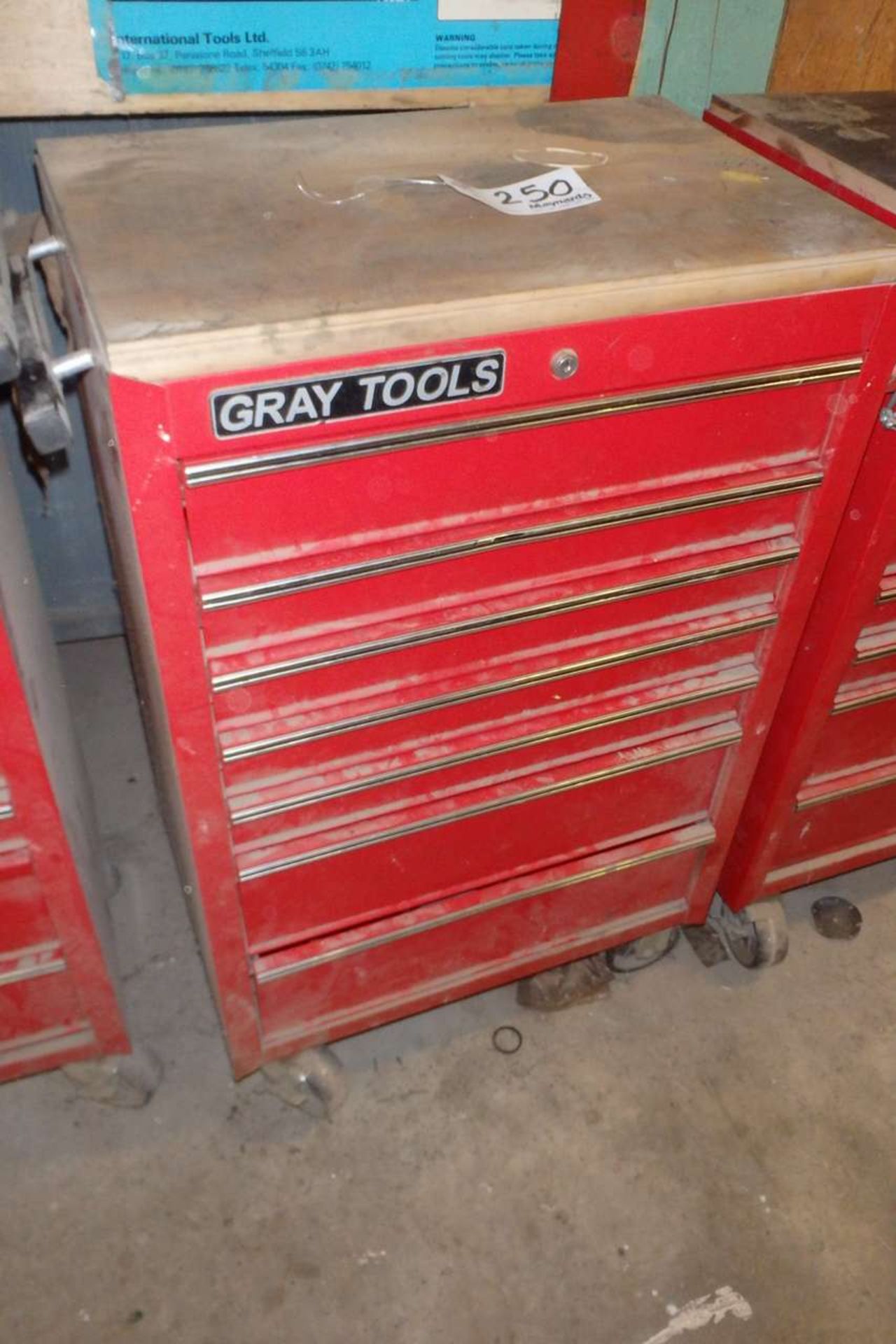 Gray 7-Drawer Rolling Tool Cart