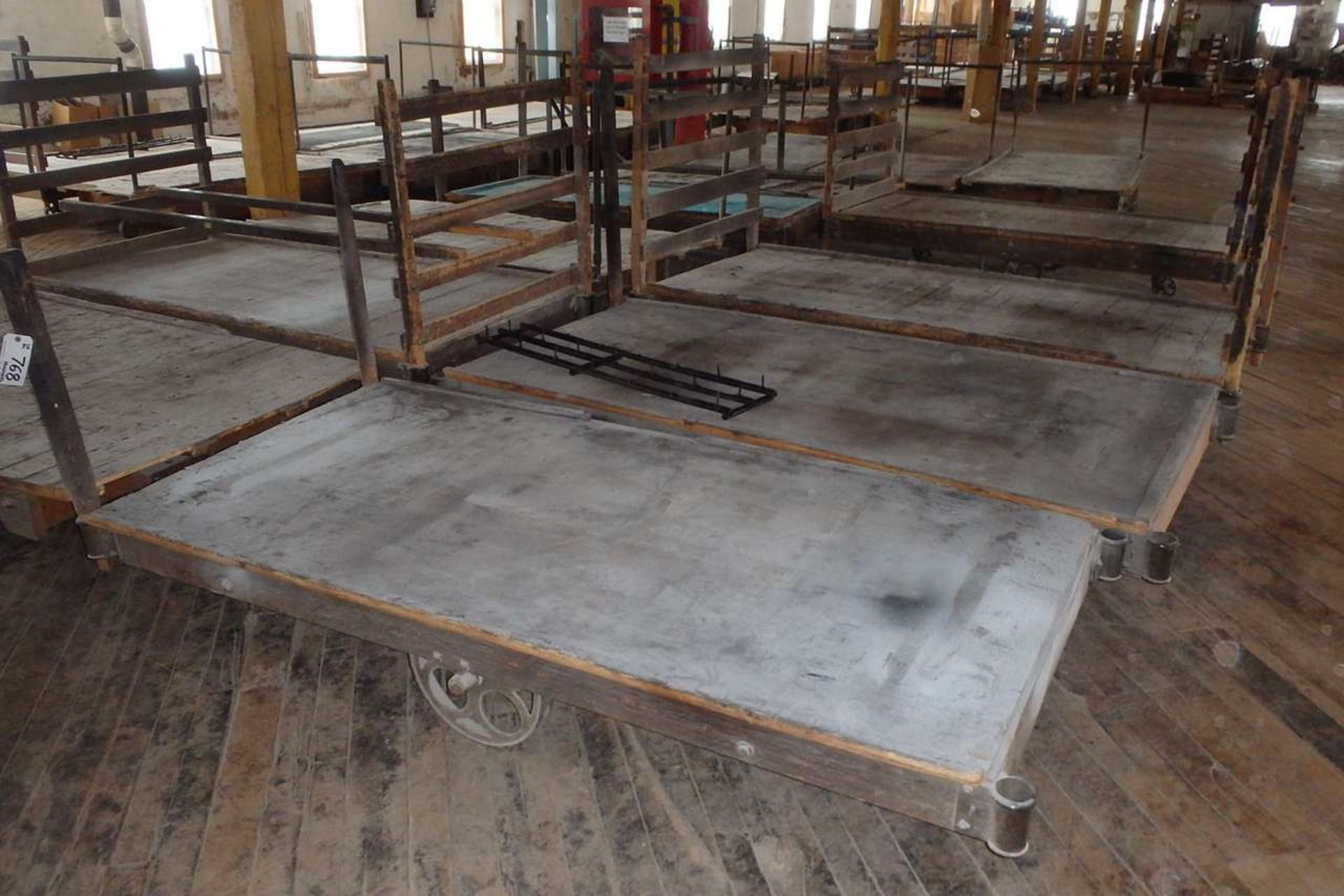 (3) Assorted 4'x8' 2-Wheeled Wagons