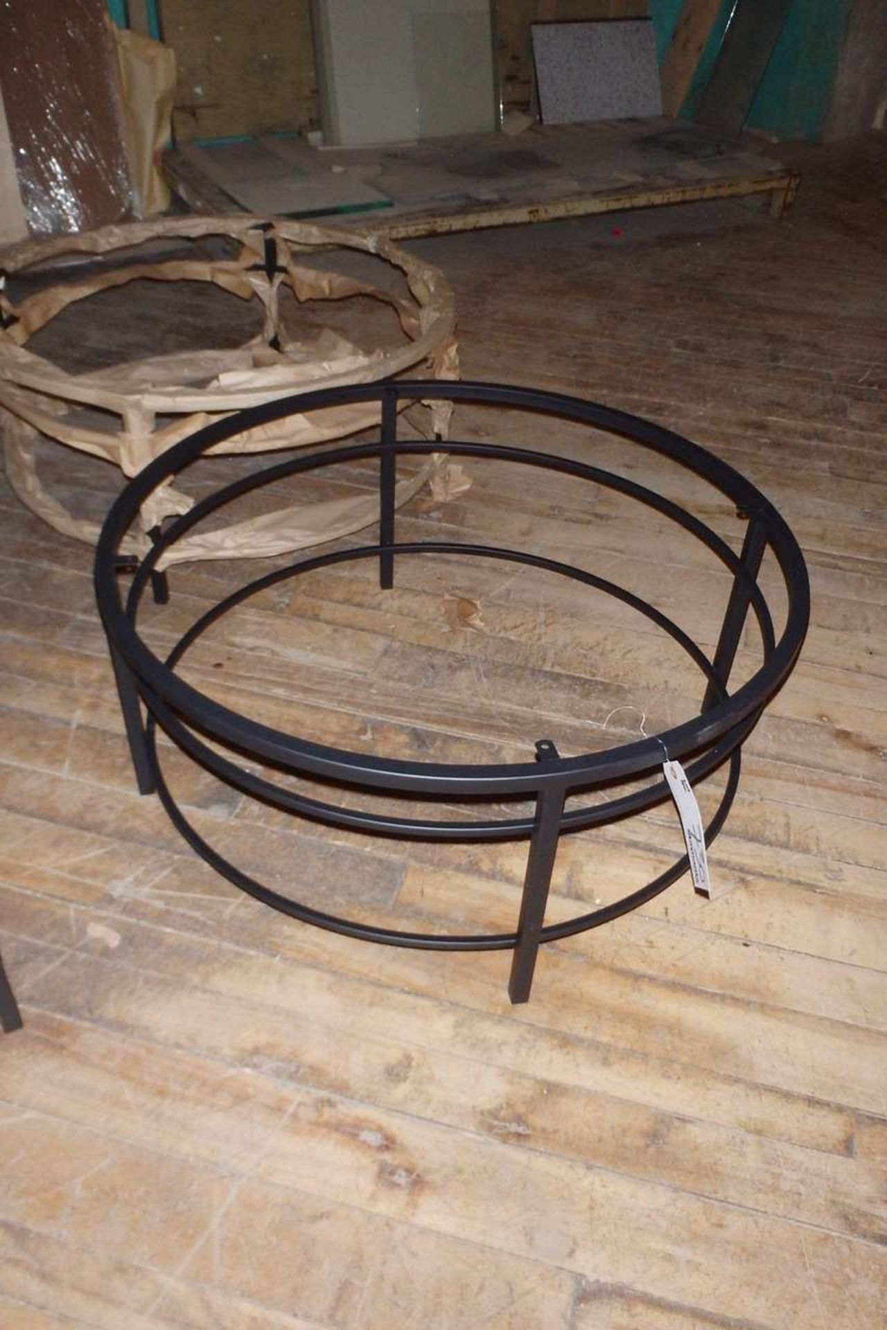 (2) 3' Round Metal Table Bases