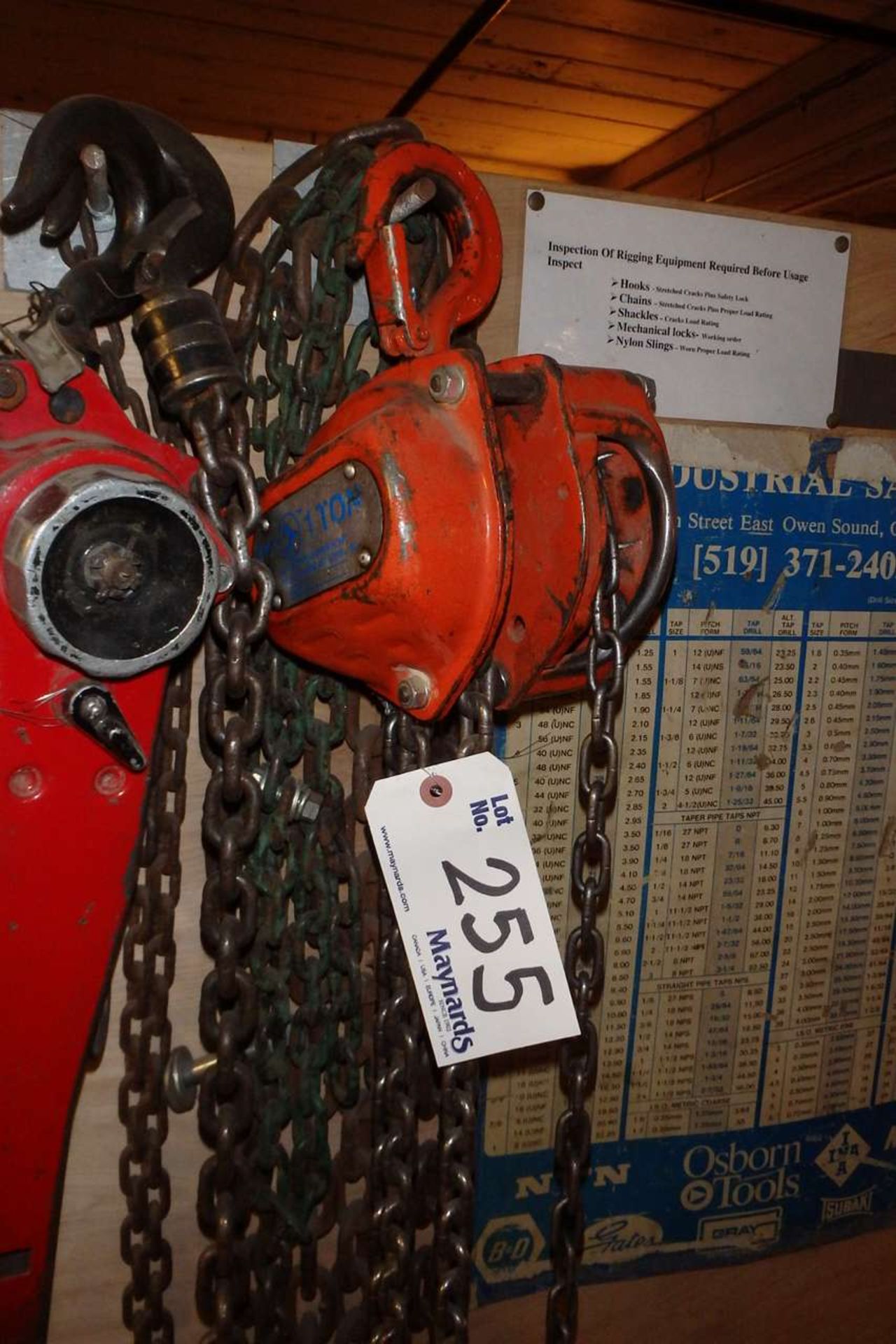 Jet 1 Ton Chain Hoist