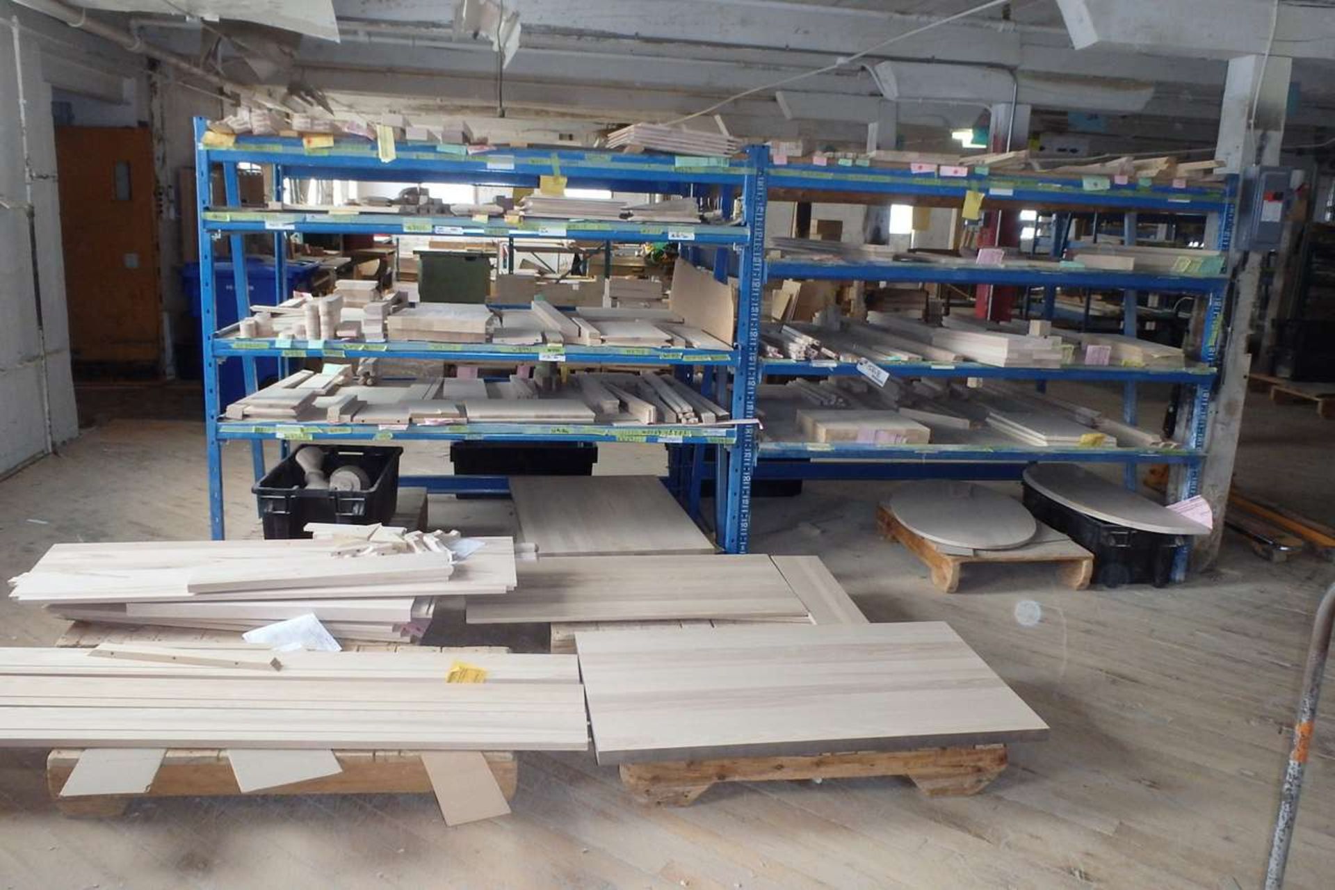 Quantity of Assorted Wood Furniture Parts