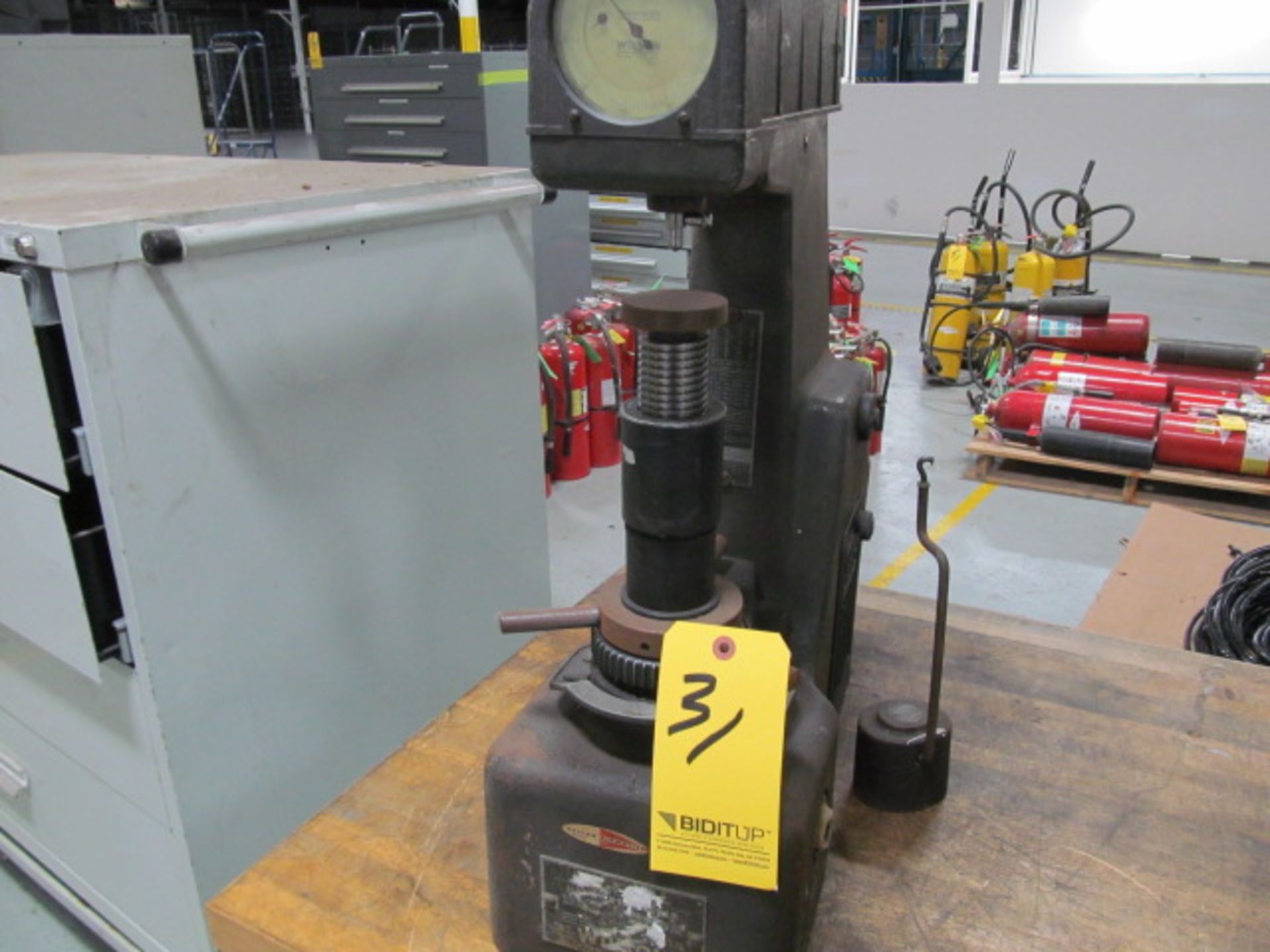 Wilson Hardness Tester, S/N 3UR2018