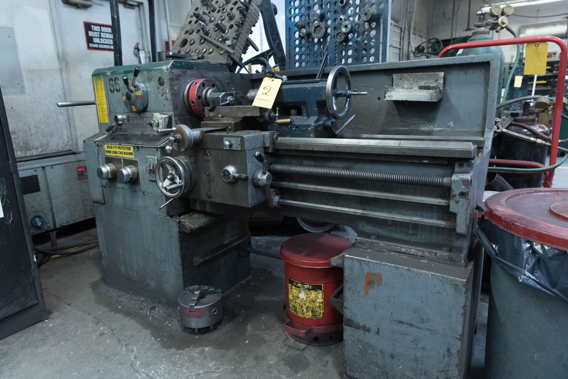 Select Machine Tool Co Mdl: C6232D Horizontal Engine Lathe, S/N JC1295