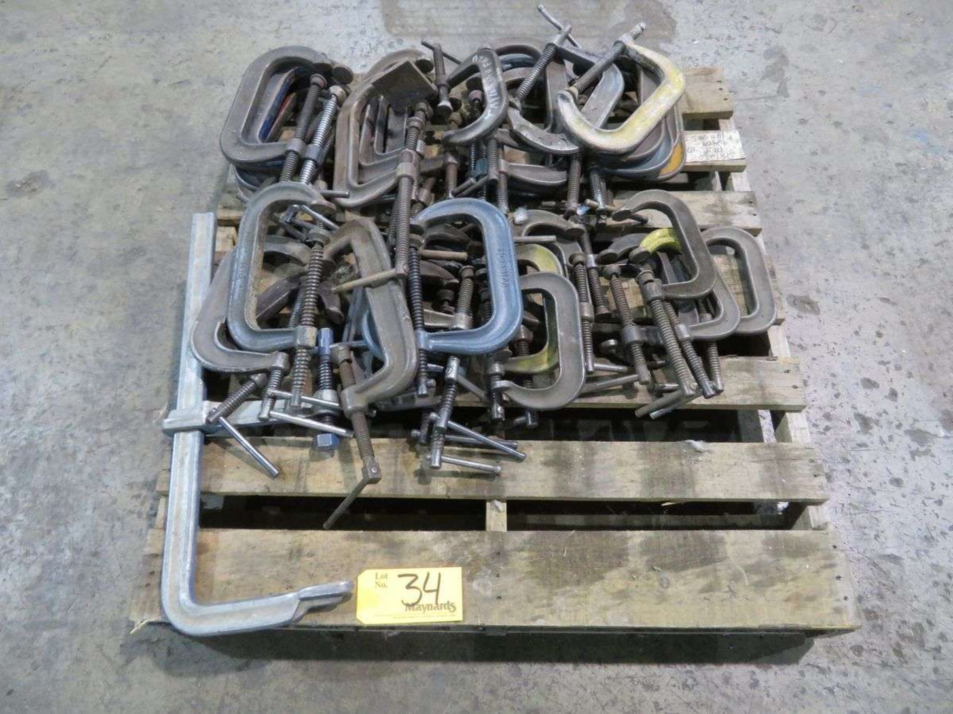 Lot of Assorted C-Clamps