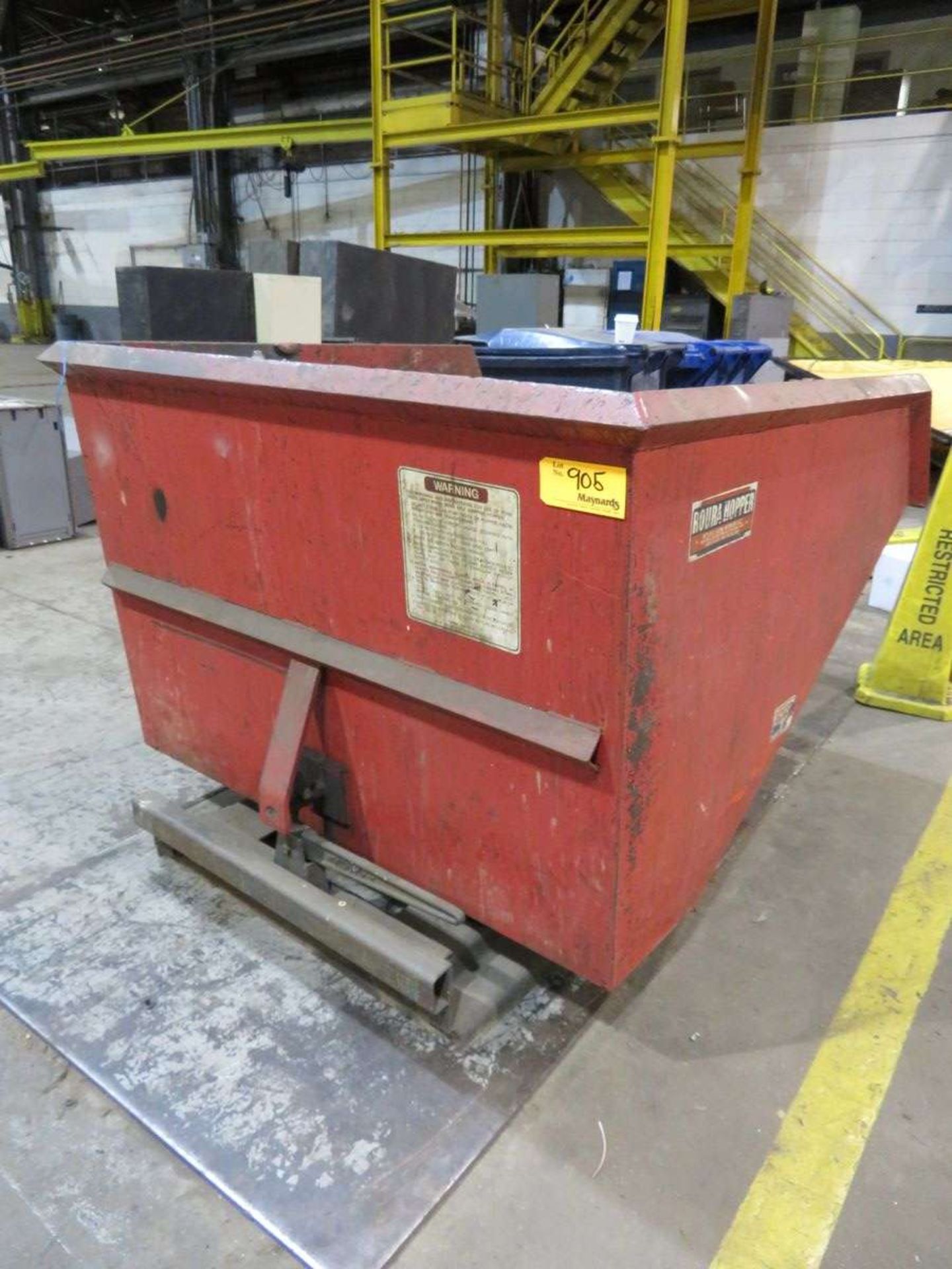 Roura Hopper 2 Yd. Self-Dumping Hopper