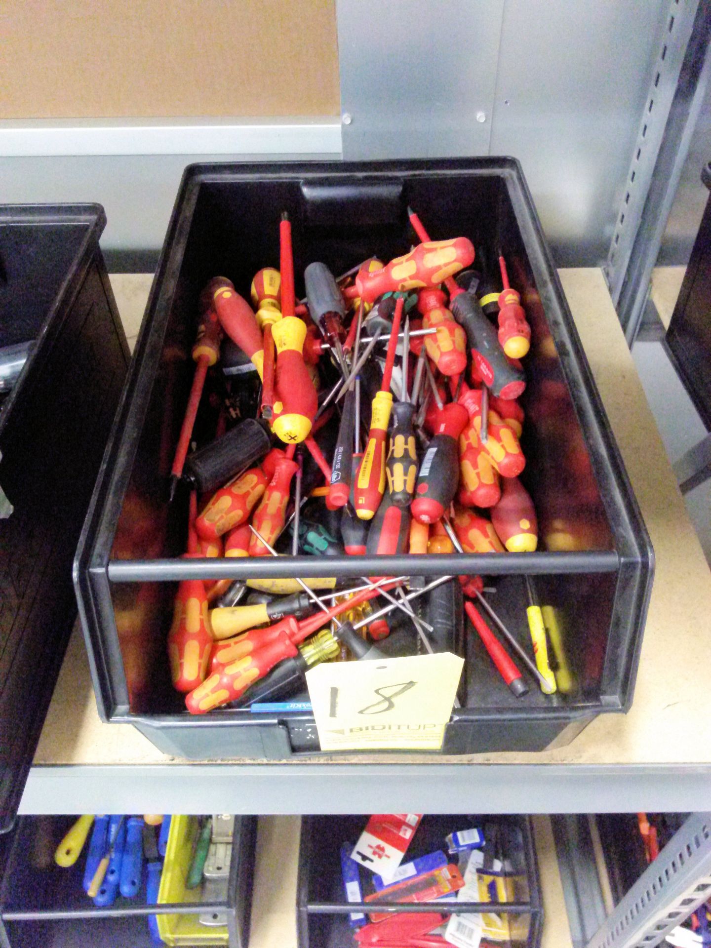 Lot-Screwdrivers and Torx Drivers in (1) Bin, (Bldg 1)