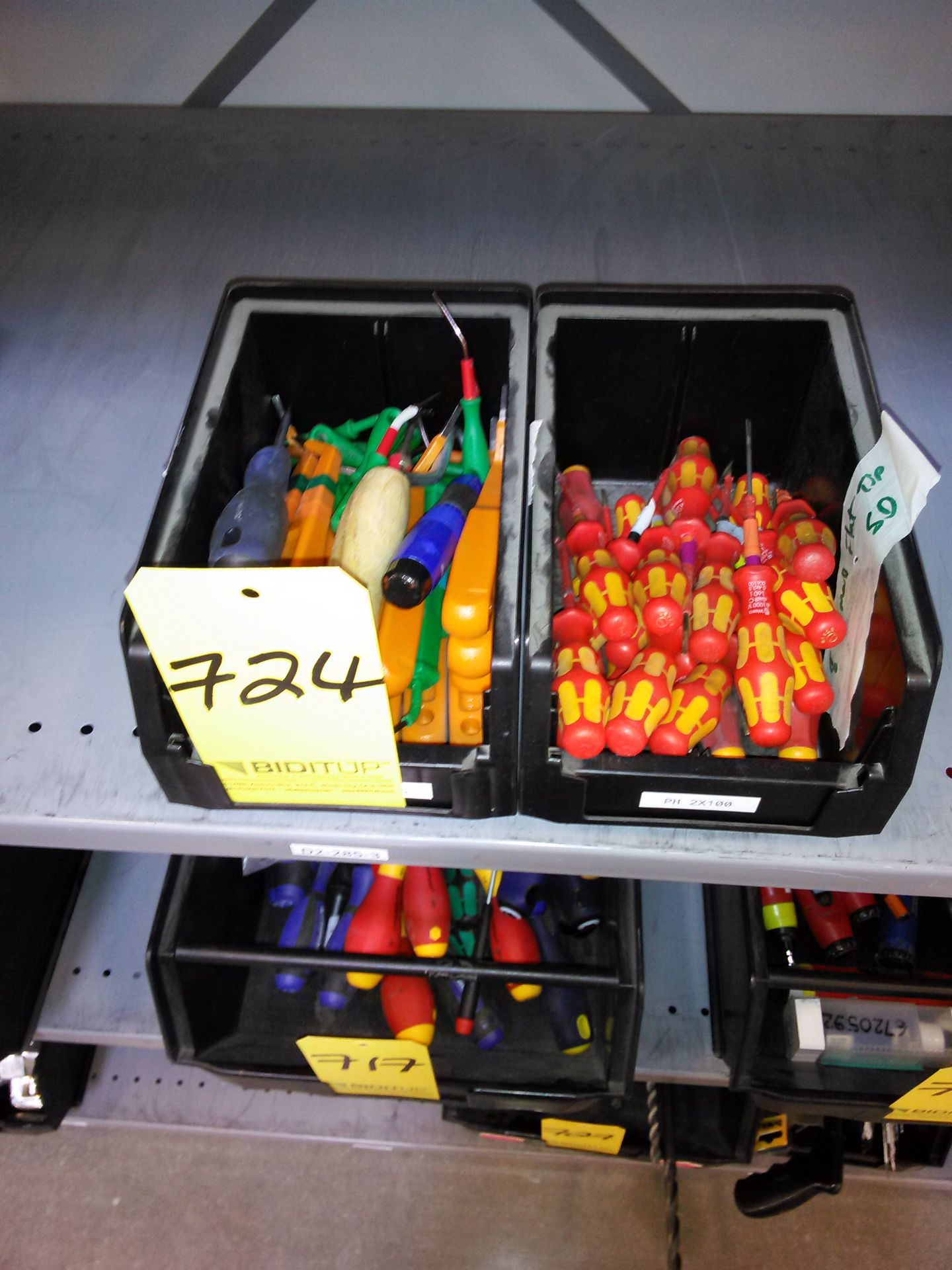 Lot-Pic Tools in (2) Bins, (Bldg 2)