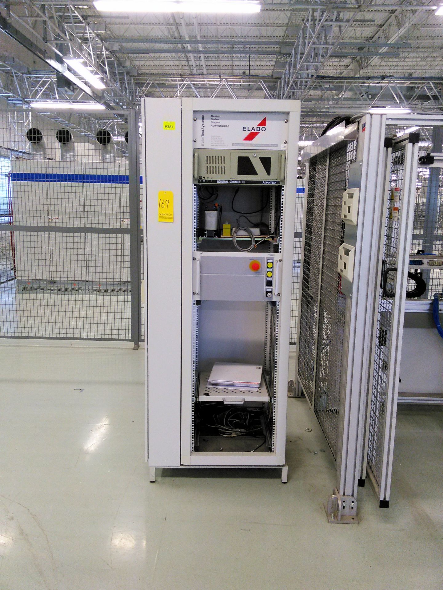 ELABO Safety Test System for PV-Inverter, Consisting of Caged Test Station, Elabo System Cabinet - Image 2 of 3