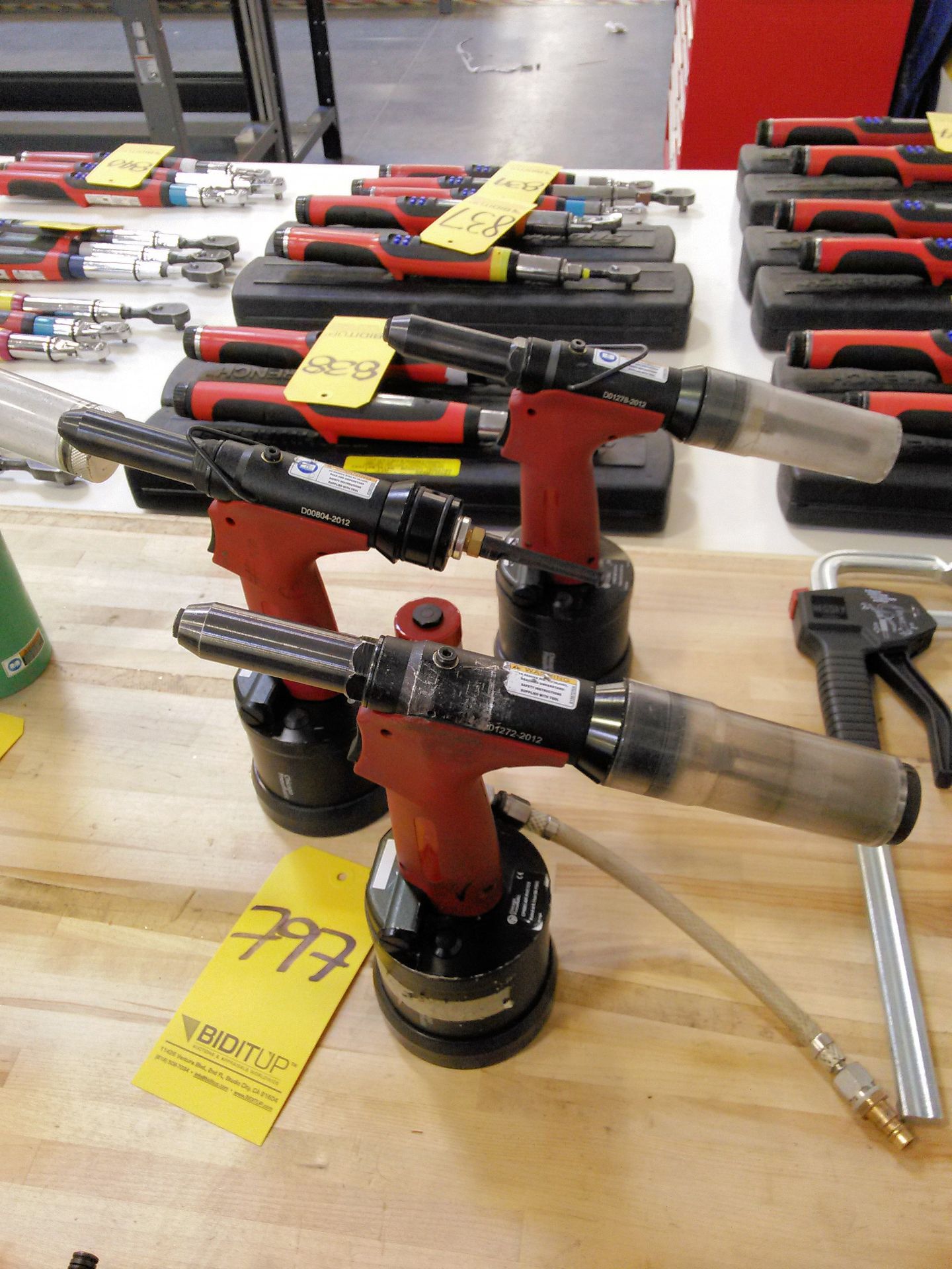 Lot-(3) CHICAGO PNEUMATIC MODEL D01221-2012, Pneumatic Pop Rivet Guns, (Bldg 2)