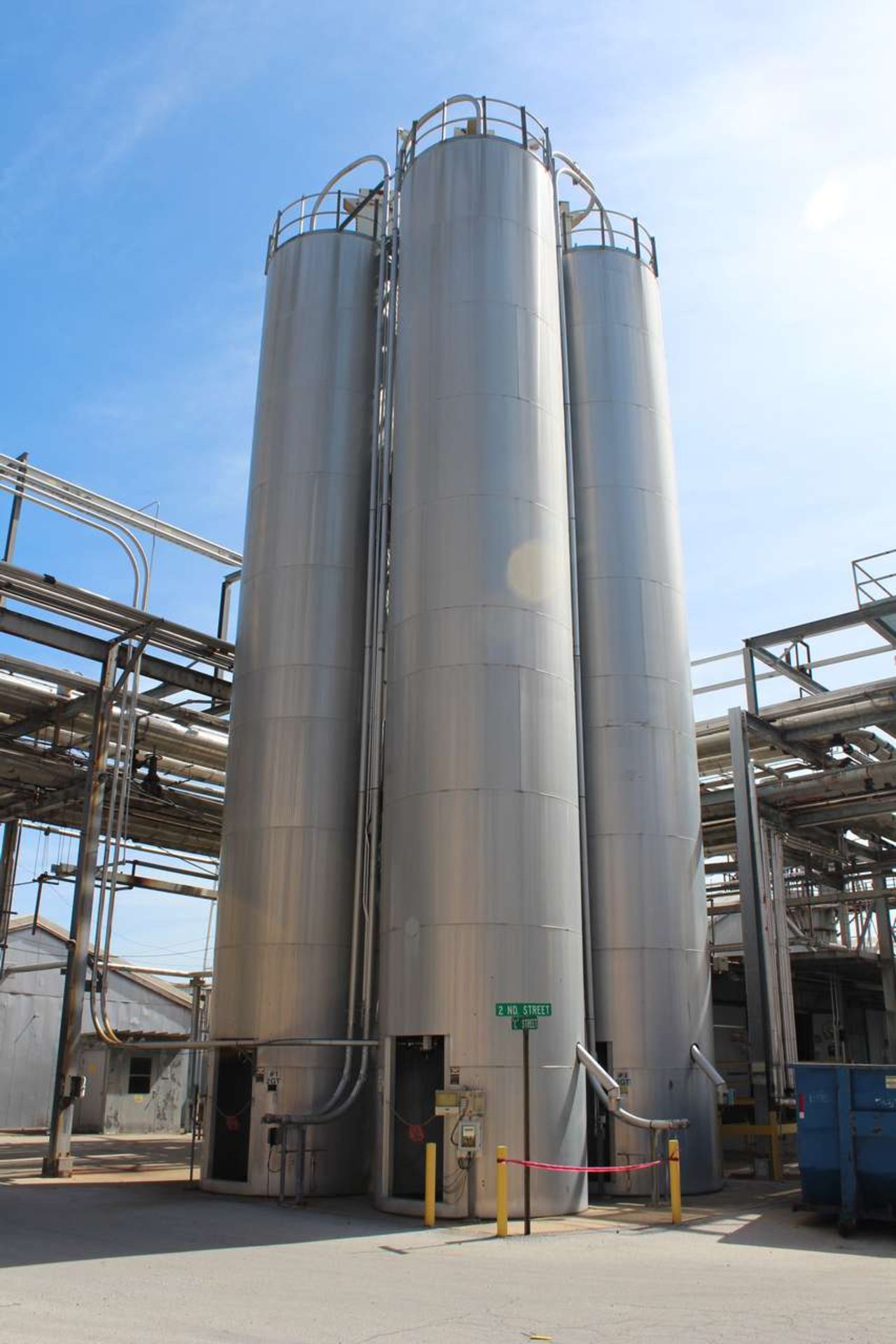 A.O. Smith PE Pellets Stainless Steel Vertical Storage Silo
