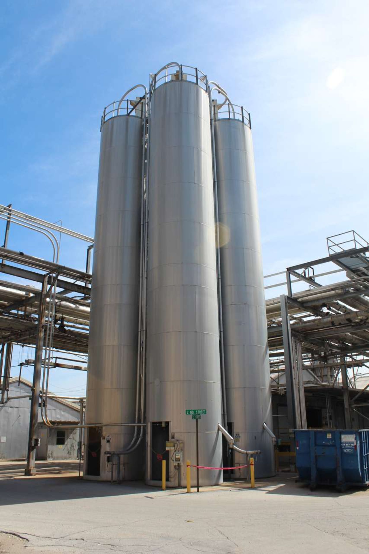 A.O. Smith PE Pellets Stainless Steel Vertical Storage Silo - Image 2 of 3