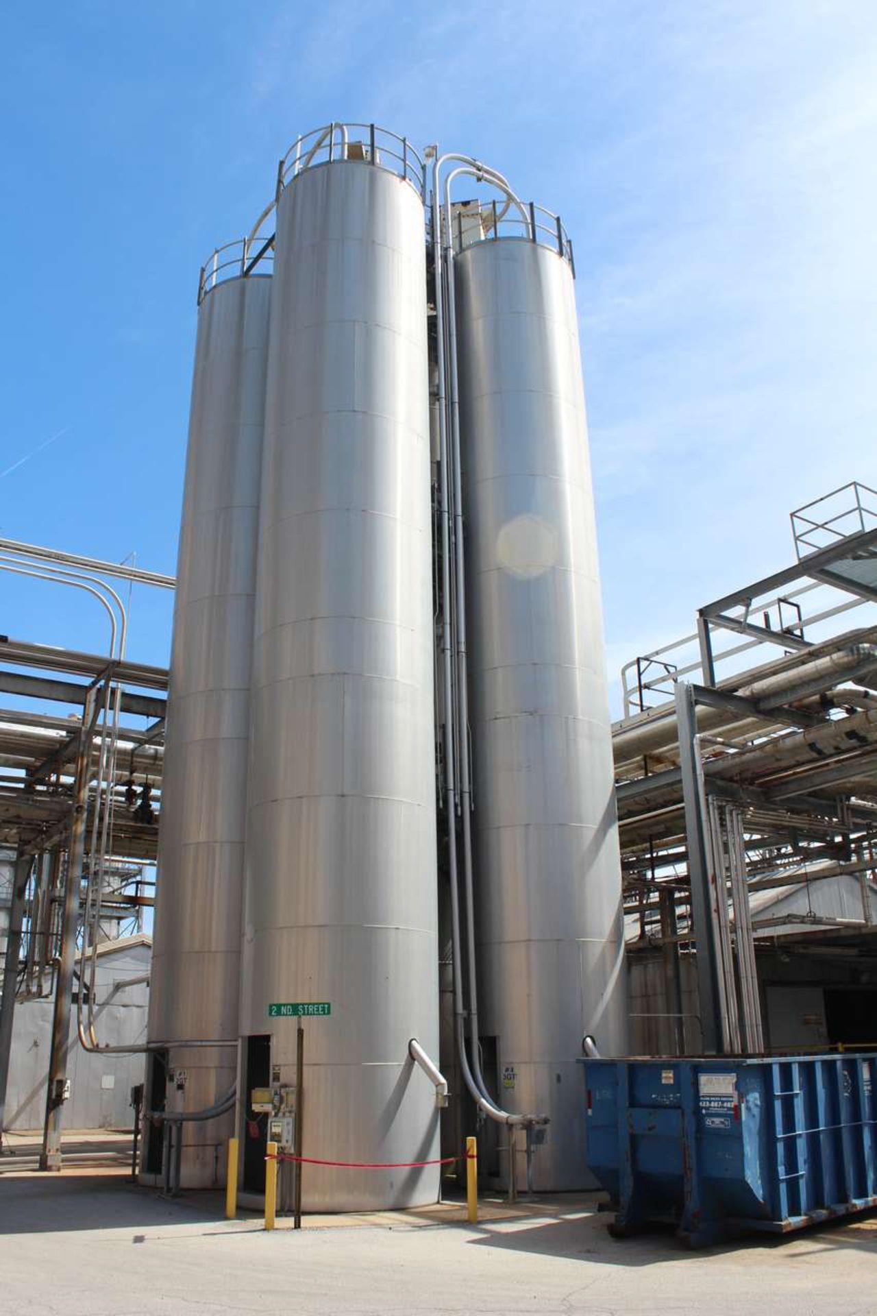 A.O. Smith PE Pellets Stainless Steel Vertical Storage Silo - Image 3 of 3