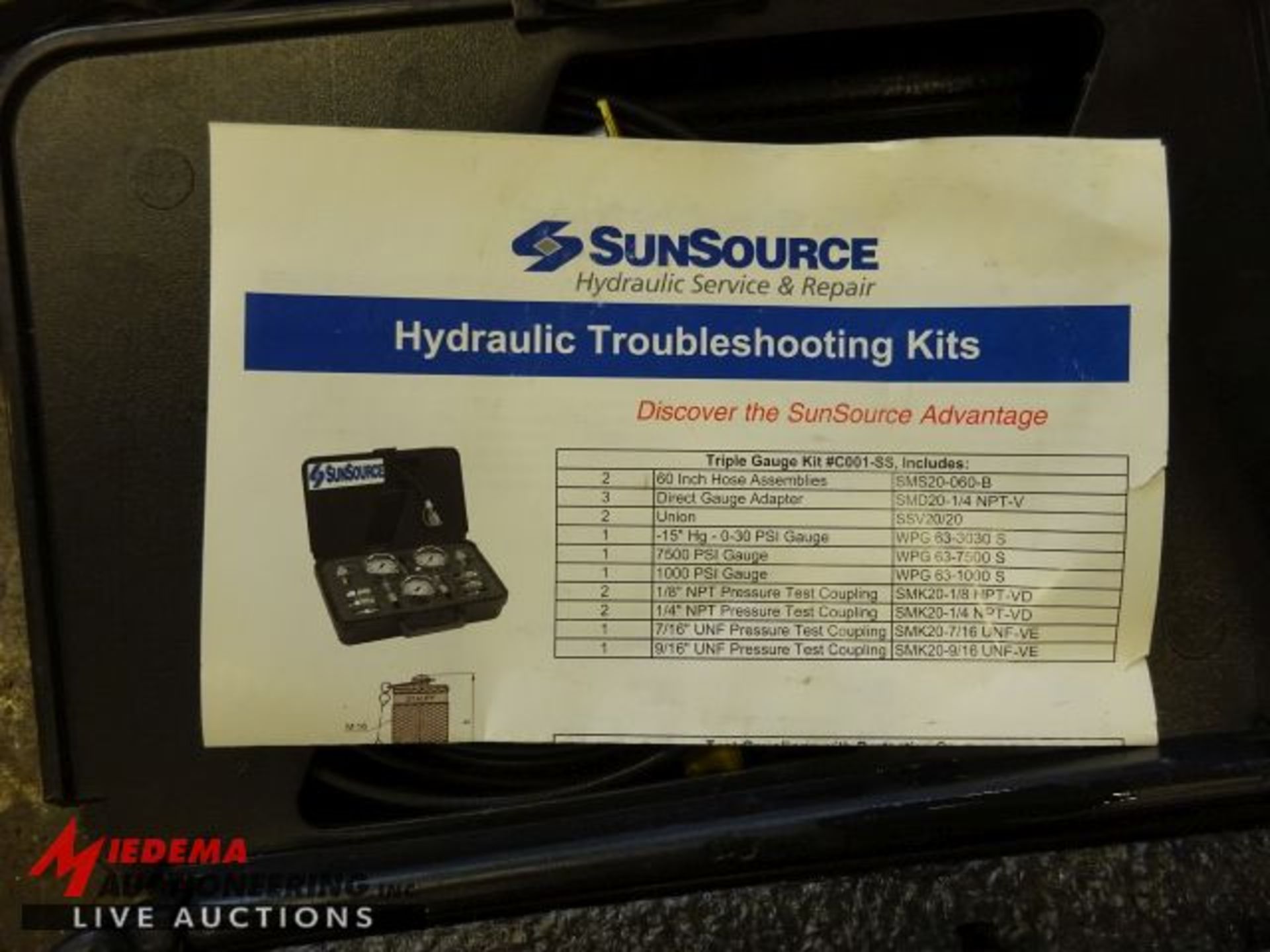 SUNSOURCE HYDRAULIC SERVICE AND REPAIR KIT - Image 2 of 2