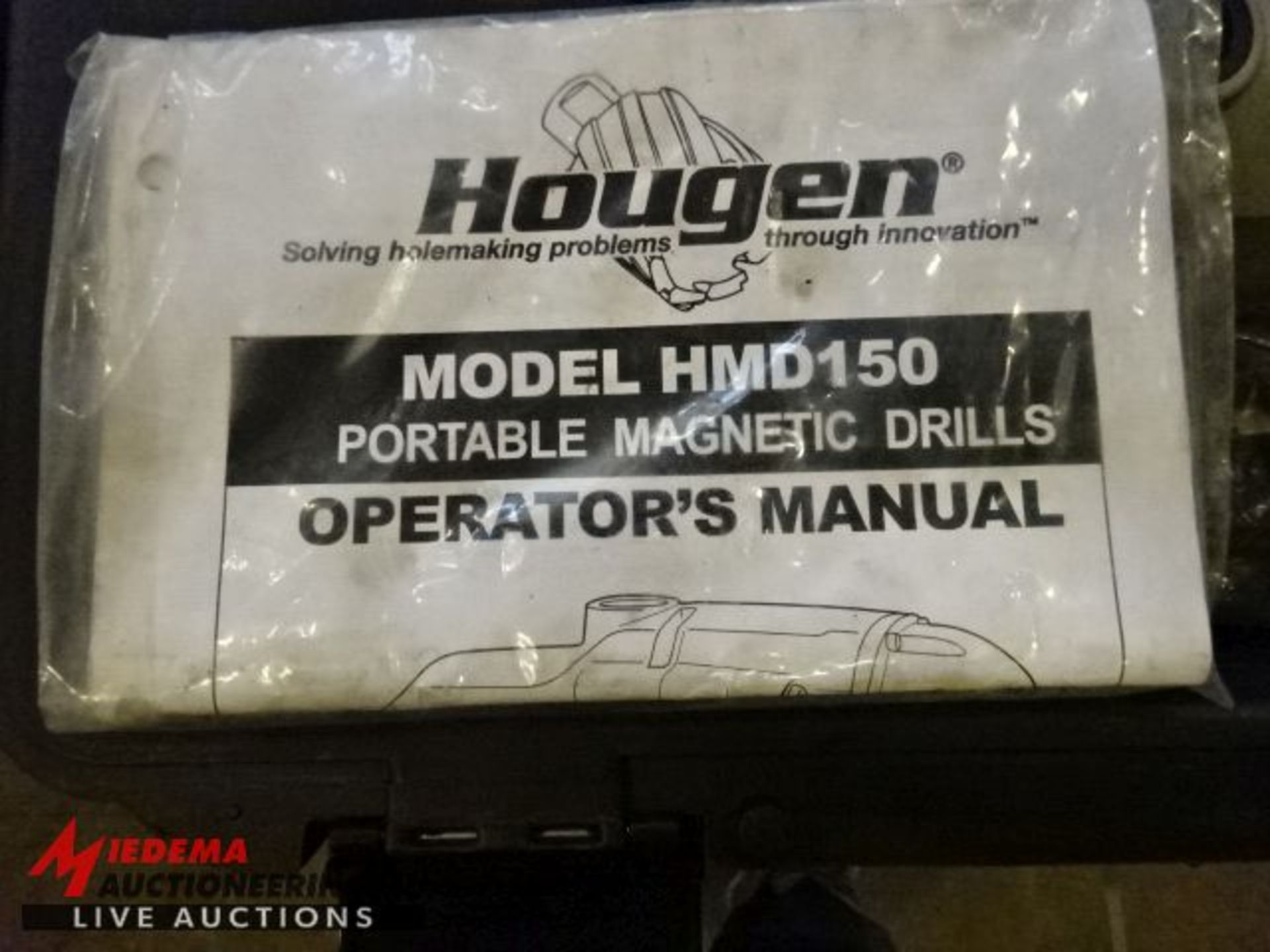 HOUGEN HMD150 PORTABLE MAGNETIC DRILL WITH CASE - Image 2 of 2