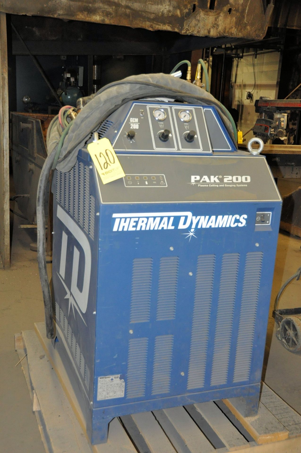 2012 THERMAL DYNAMICS MODEL PAK 200, Plasma Cutting and Gouging System, S/N JP1237009, with Leads