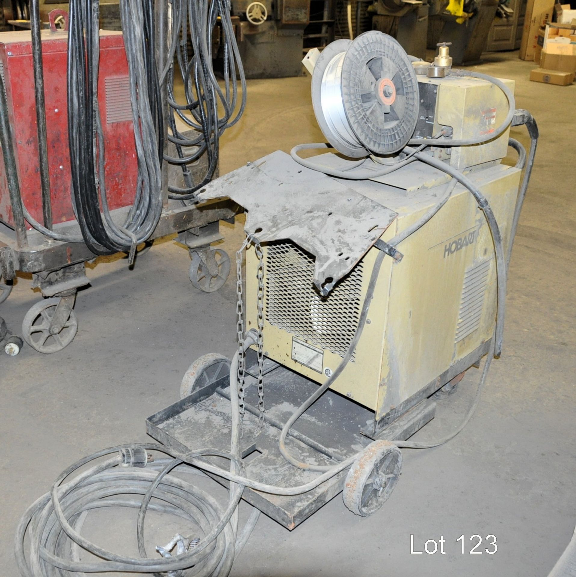 HOBART MODEL 4030, 400-Amps Capacity CV DC Mig Welder, S/N 294WS33226, with HOBART 2410 Wire feed - Image 3 of 3