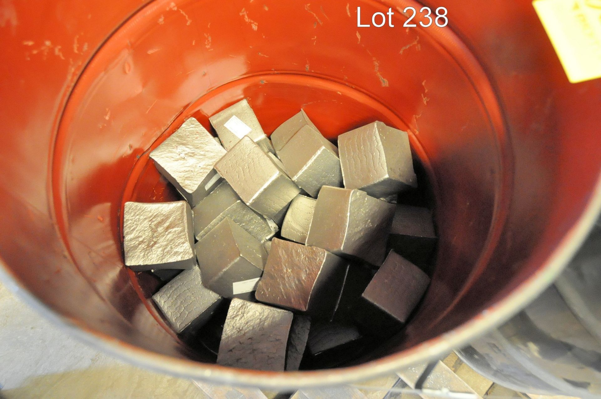 Lot-316 Ingot Material for Re-Melt in (2) Drums on (1) Pallet, (1,490-Lbs.)