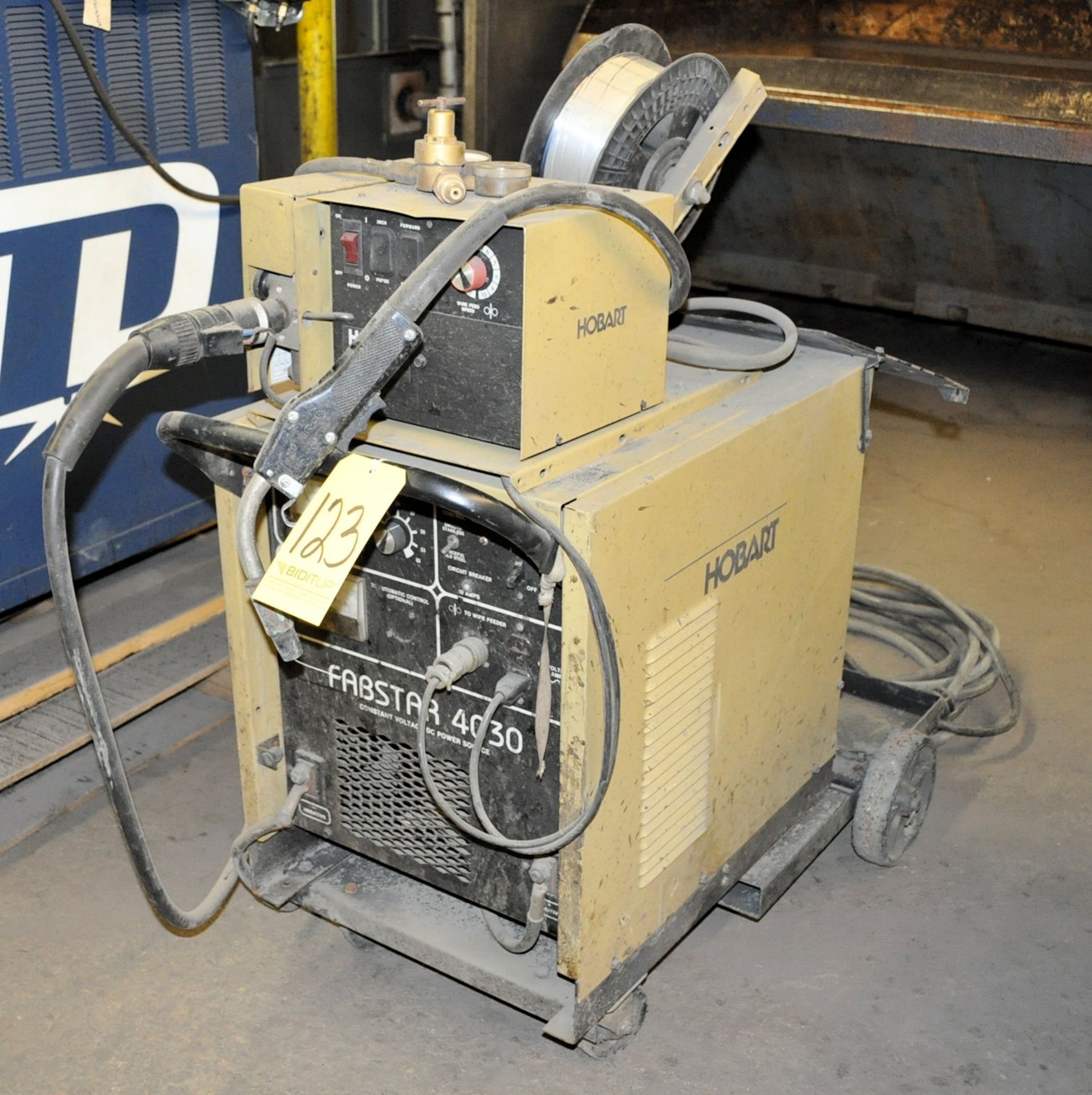 HOBART MODEL 4030, 400-Amps Capacity CV DC Mig Welder, S/N 294WS33226, with HOBART 2410 Wire feed - Image 2 of 3