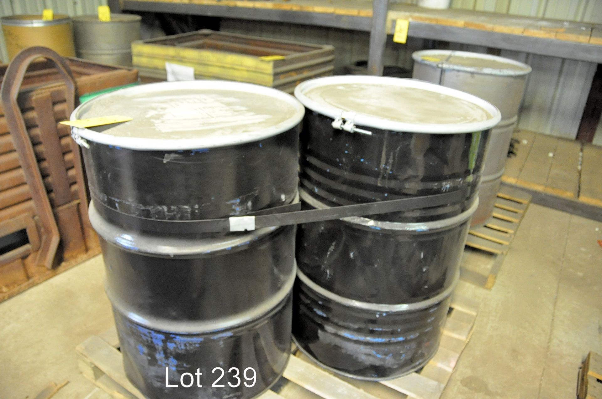 Lot-316 Ingot Material for Re-Melt in (2) Drums on (1) Pallet, (3,472-Lbs.)