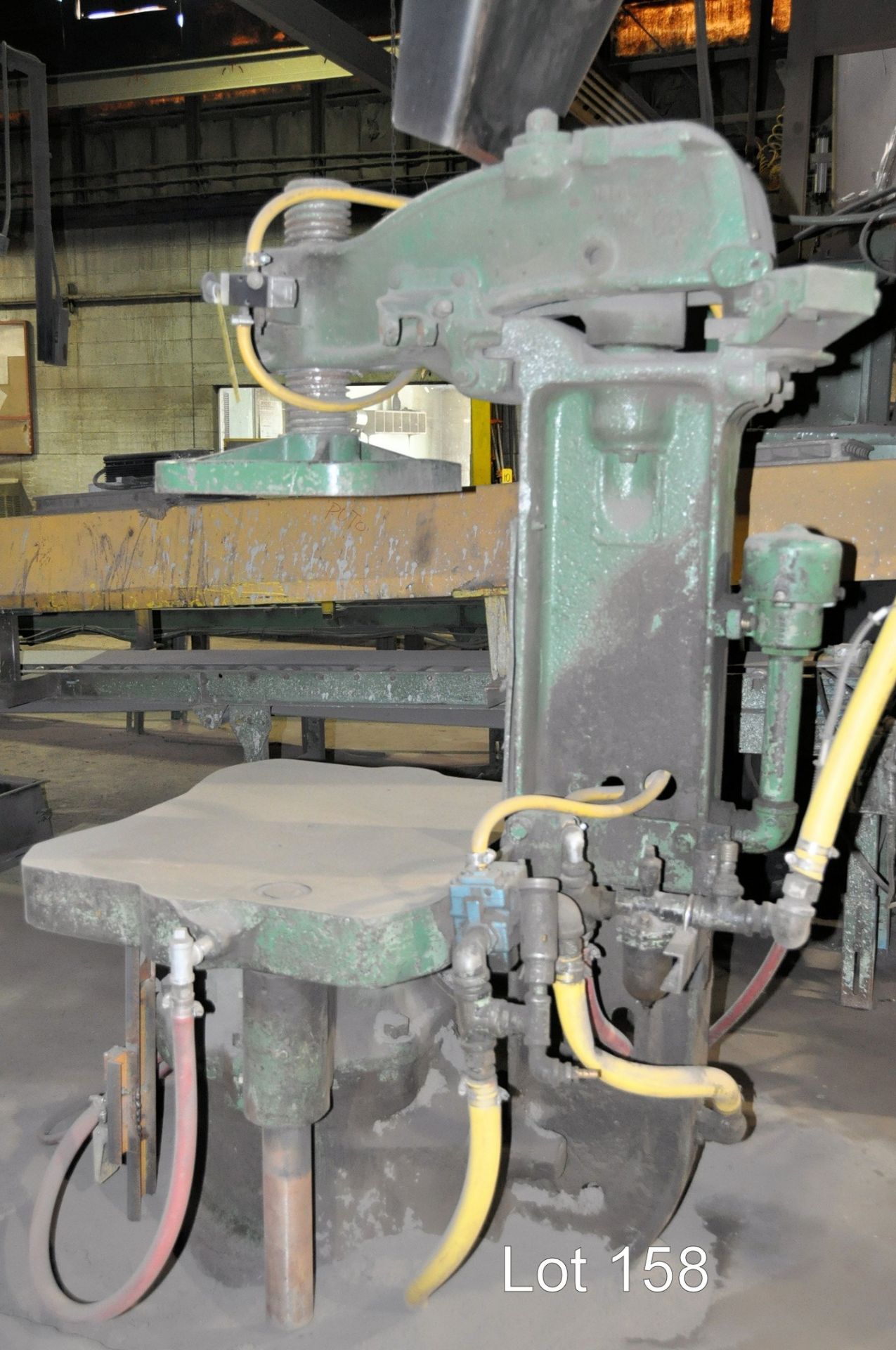 MILWAUKEE Jolt Squeeze Green Sand Molding Machine, S/N 18030, 24'' x 30'' Table Size - Image 2 of 2