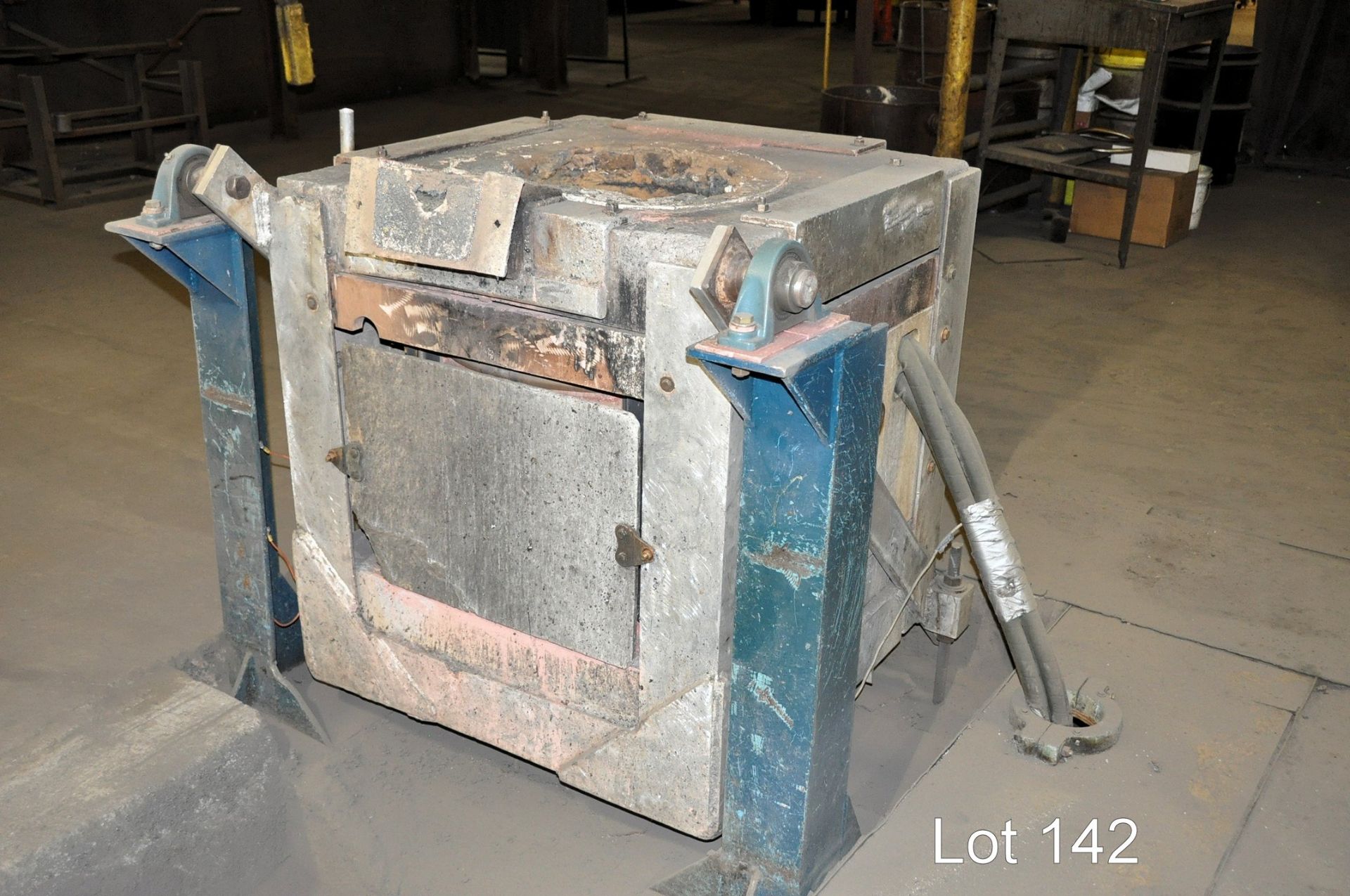 1996 AJAX MAGNETHERMIC CORP. 750 KW (Tuned Down to 500 KW) Induction Melting Furnace with (3) 1000- - Image 3 of 8