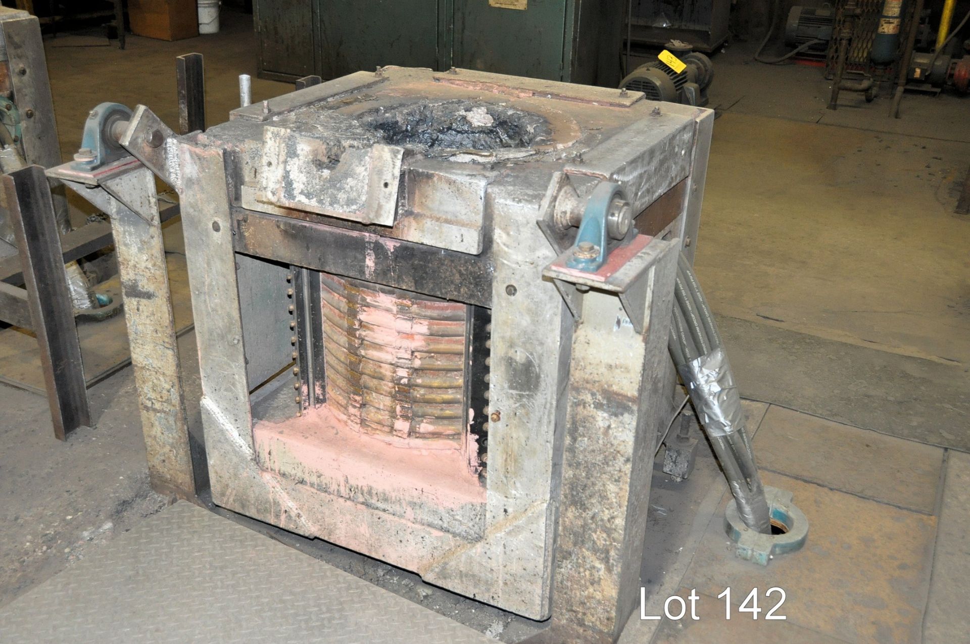 1996 AJAX MAGNETHERMIC CORP. 750 KW (Tuned Down to 500 KW) Induction Melting Furnace with (3) 1000- - Image 7 of 8