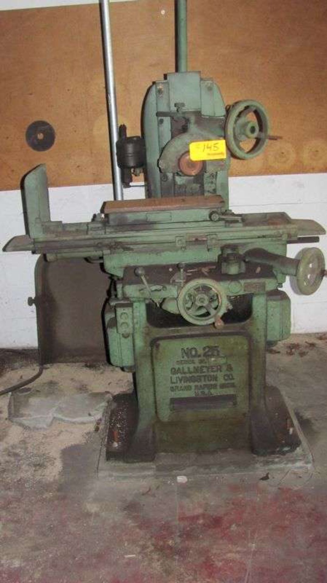 Gallmeyer and Livingston Co. No. 25 8" Surface Grinder - Image 3 of 3