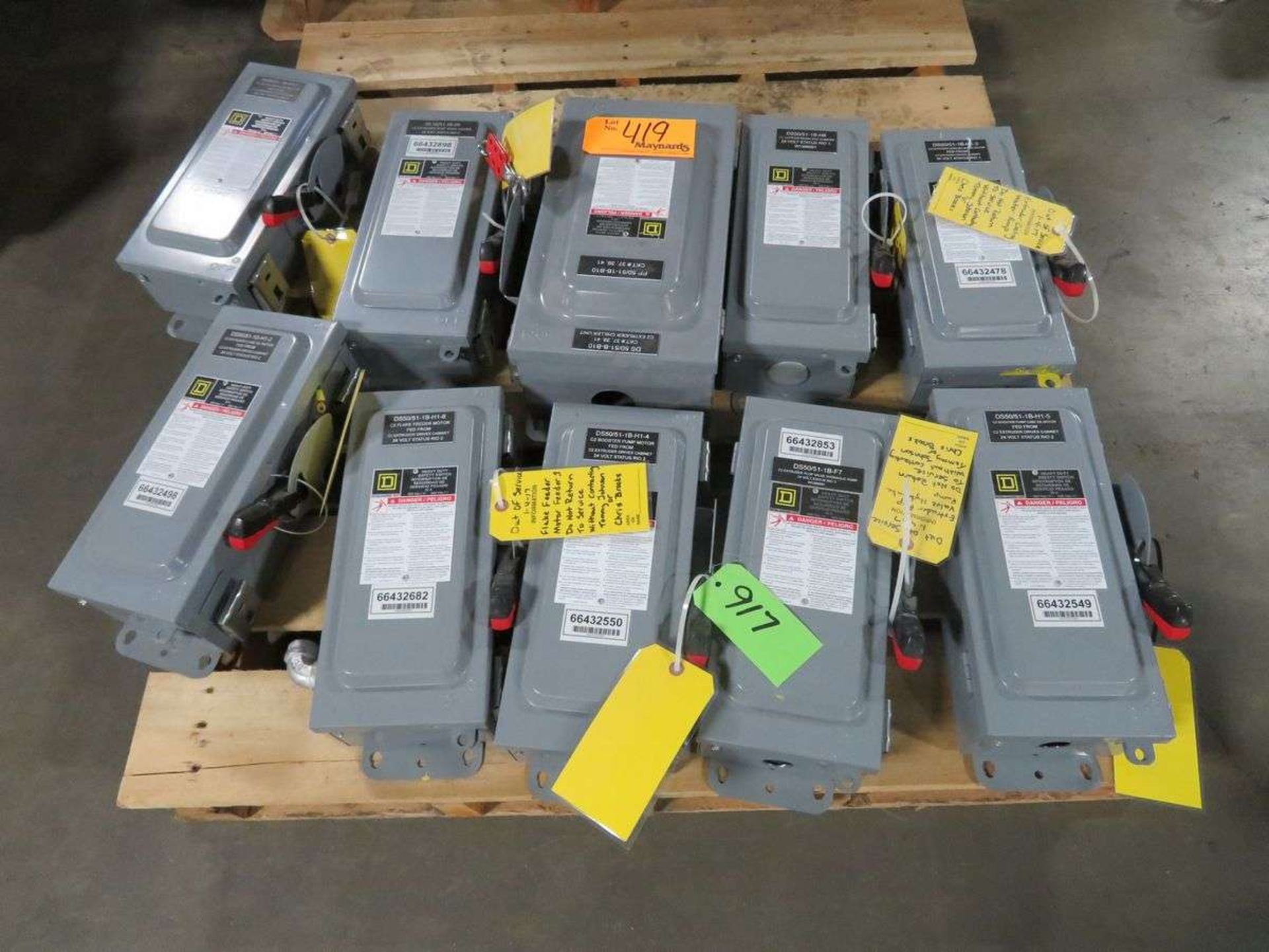 (3) Pallets of Electrical Supplies