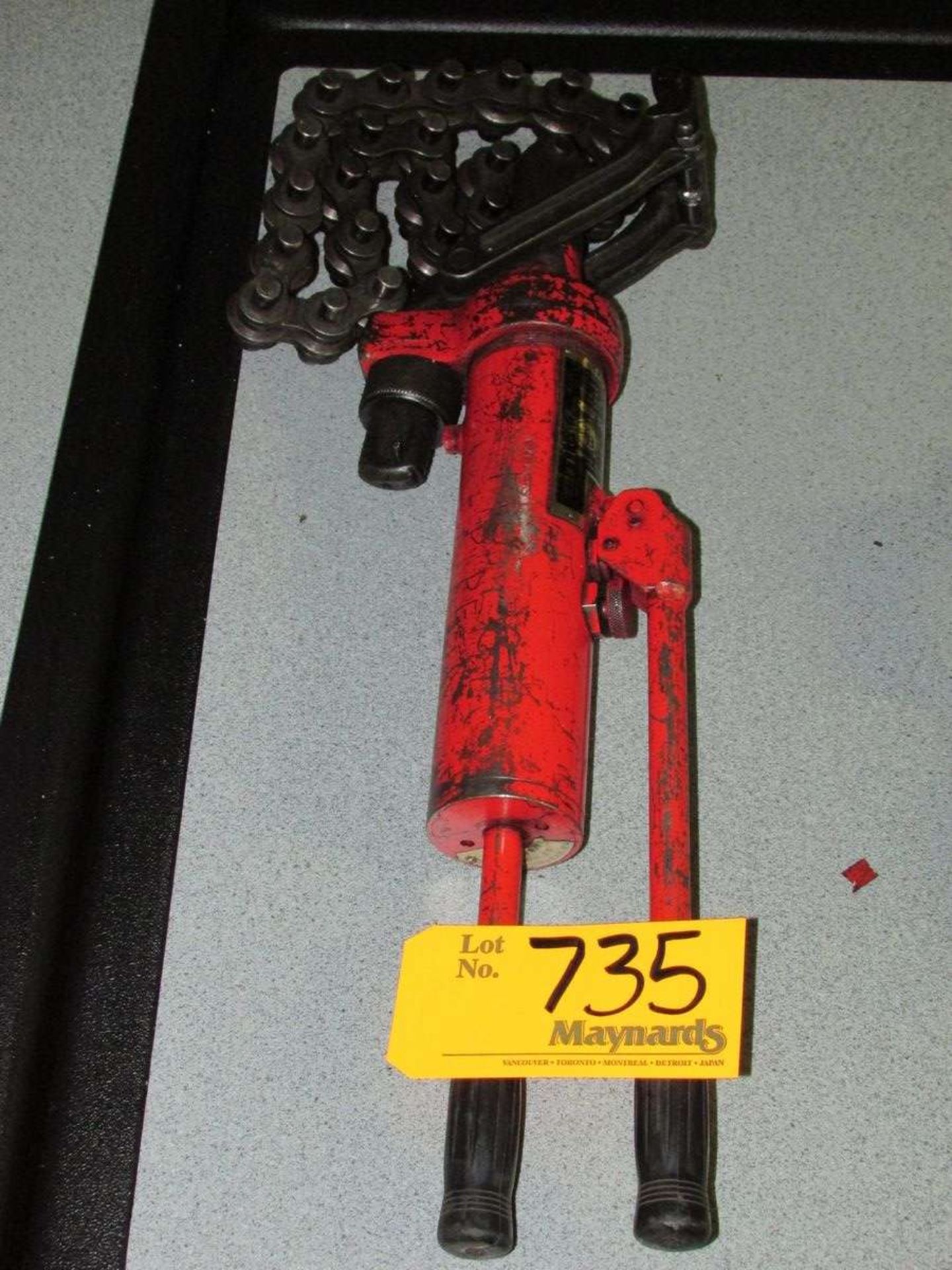 Toledo Beaver Tools Red Snapper 3300 Hydraulic Soil Pipe Cutter