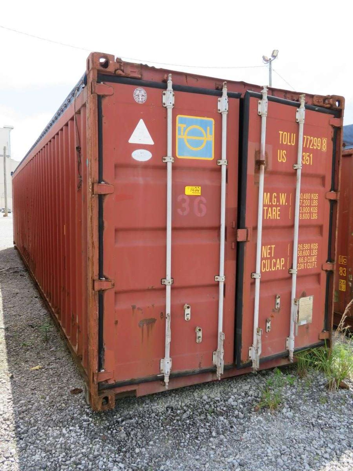 1995 MED MC42-2003-T1 40' Tarp Top Shipping Container