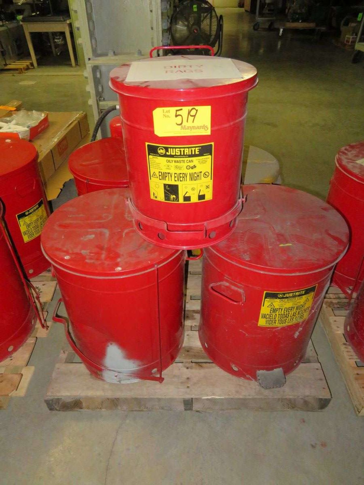 (5) Oily Waste Cans