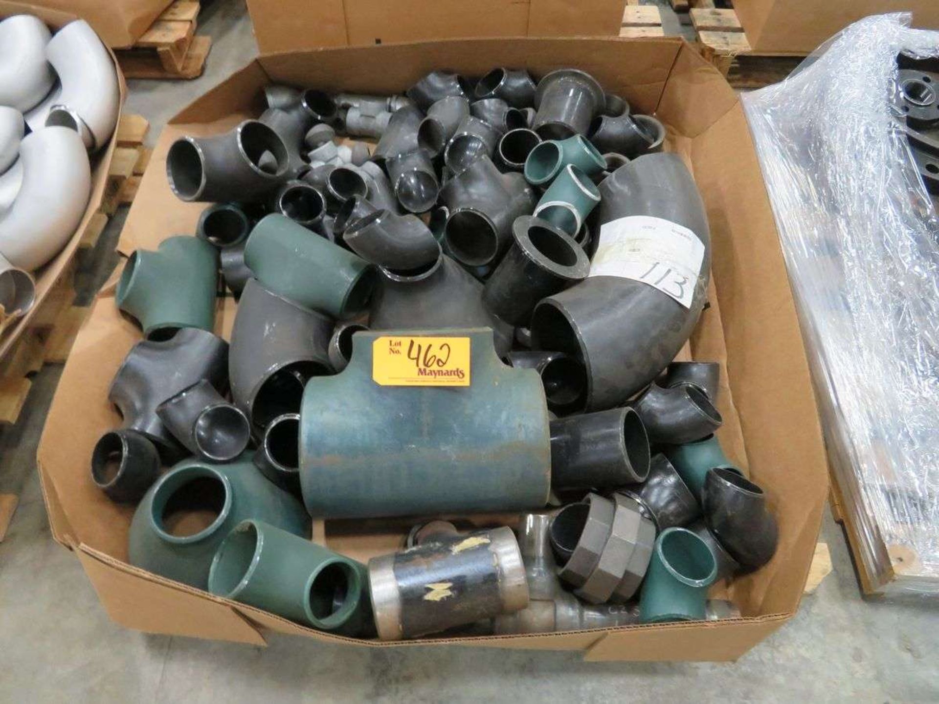 (10) Pallets of Assorted Pipe Fittings, Couplings, Support Clamps, High Pressure Fittings, Etc. - Bild 7 aus 11