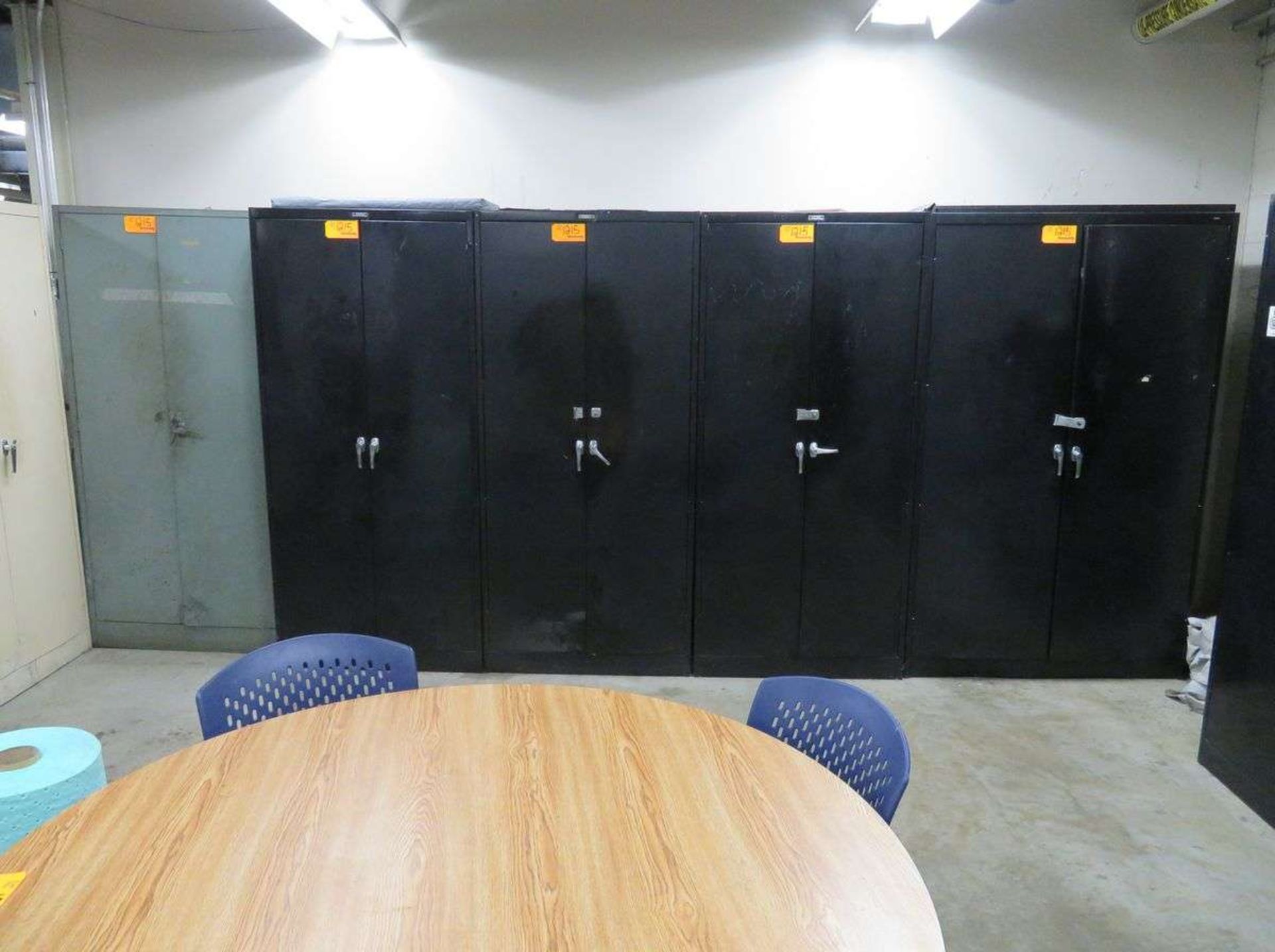 (5) 2 Door Storage Cabinets